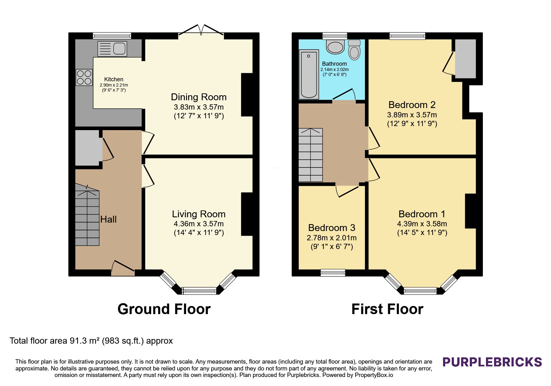 13, Hillcroft Road, Wallasey floorplan