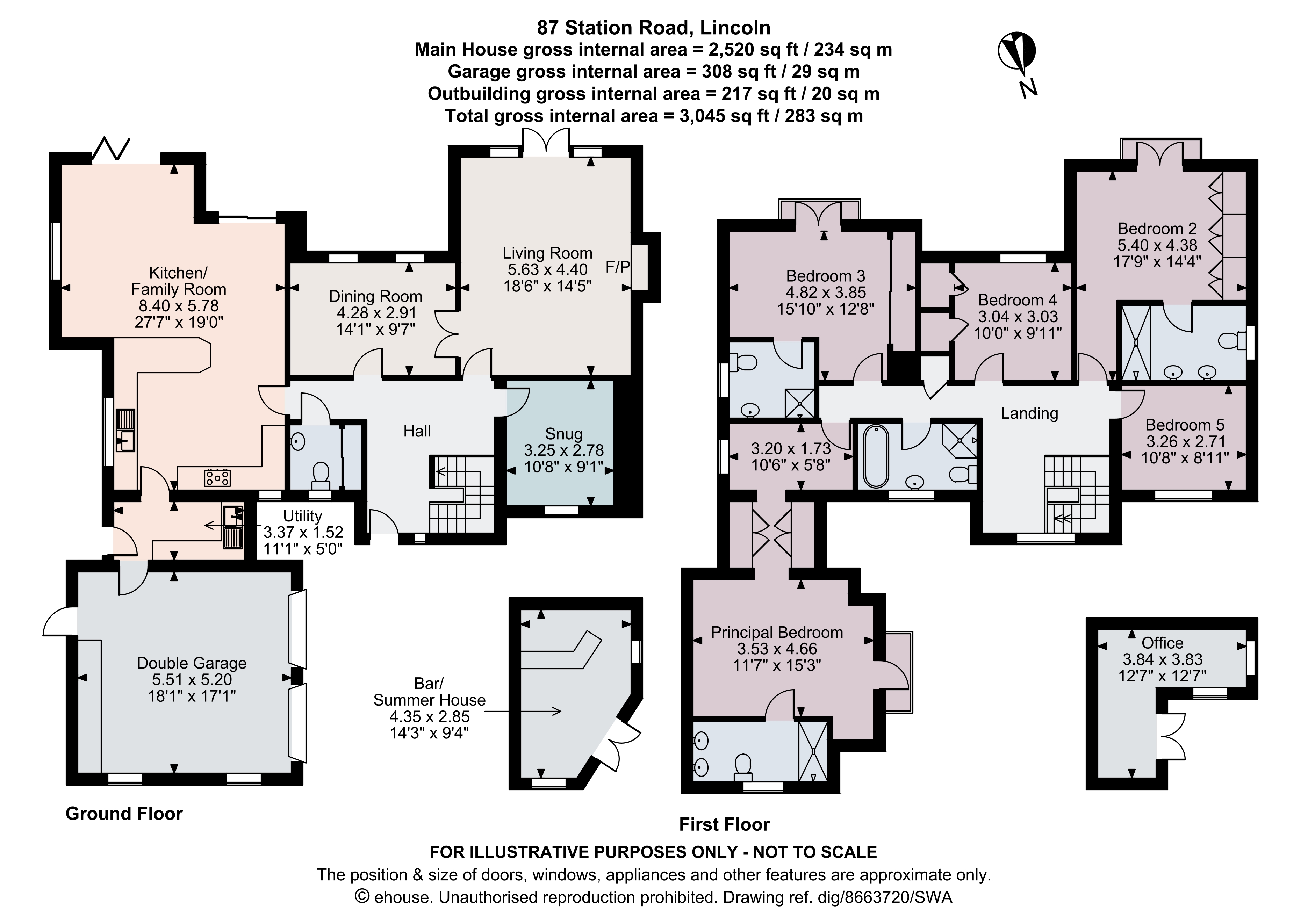 87, Station Road, Lincoln floorplan