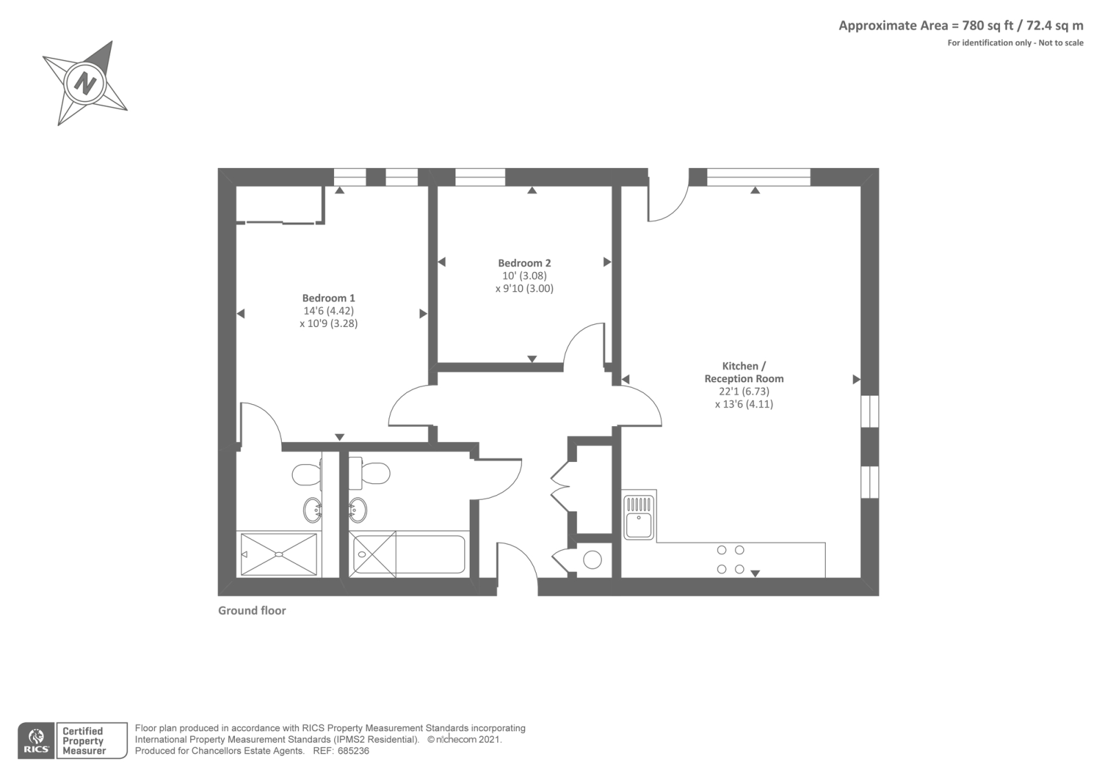 Graven Hill, Bicester, Oxfordshire OX25, 2 bedroom flat for sale