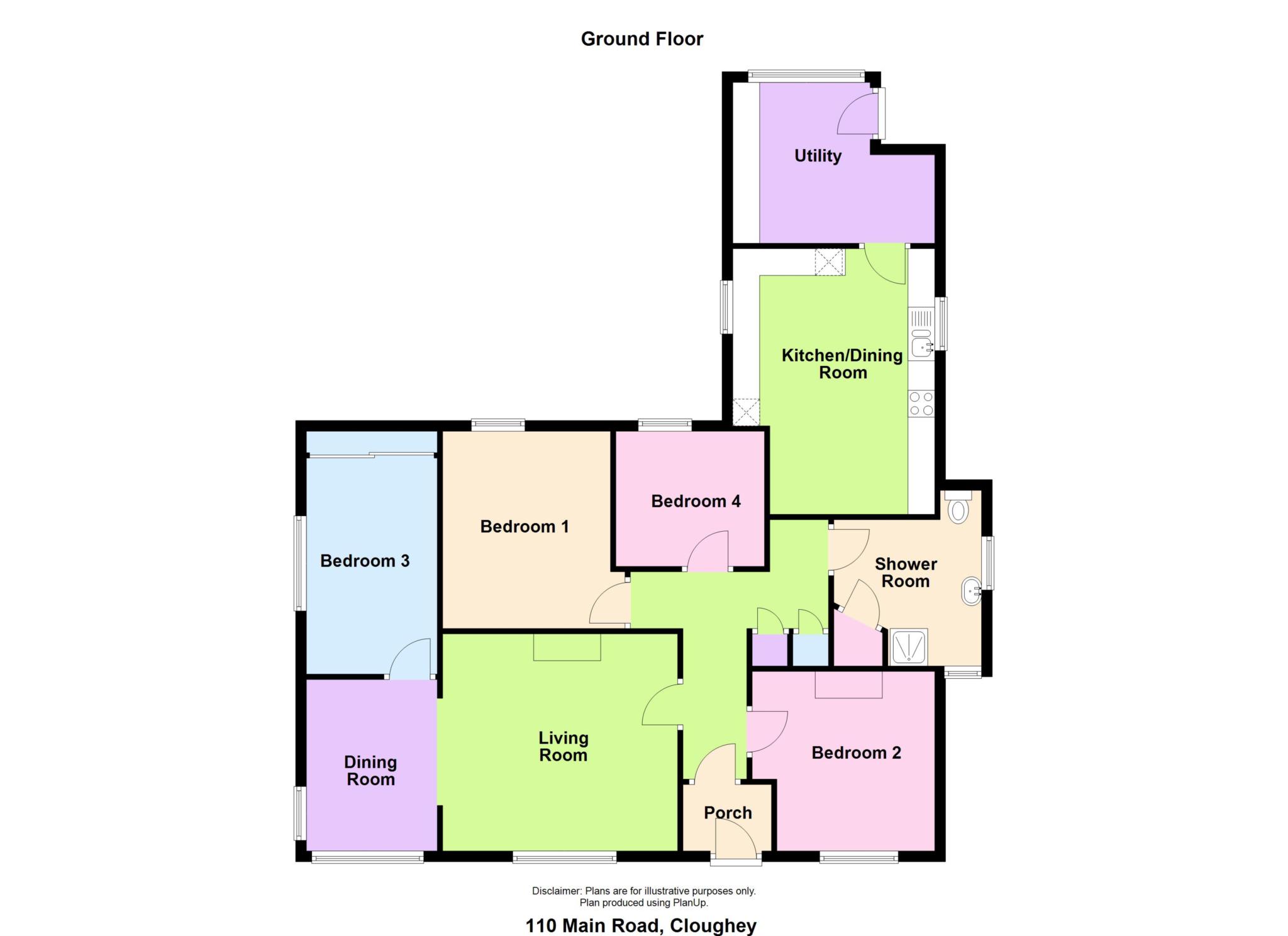 110, Main Road, Newtownards floorplan