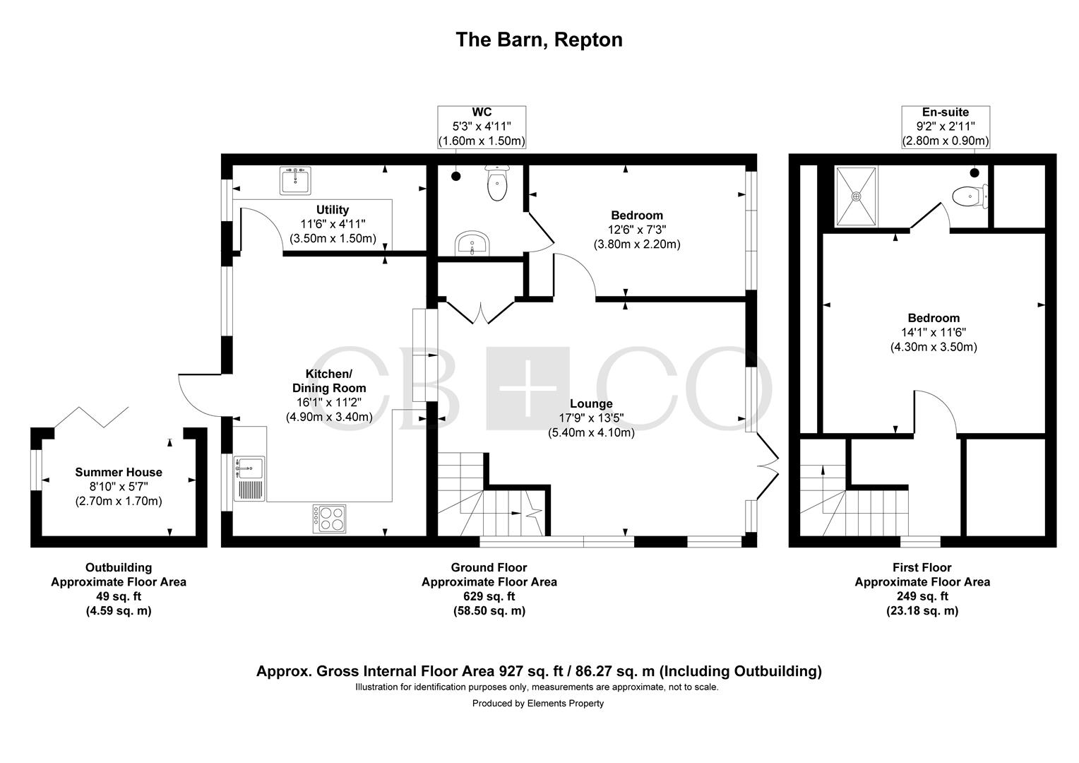 The Barn, 10, Main Street, Derby floorplan