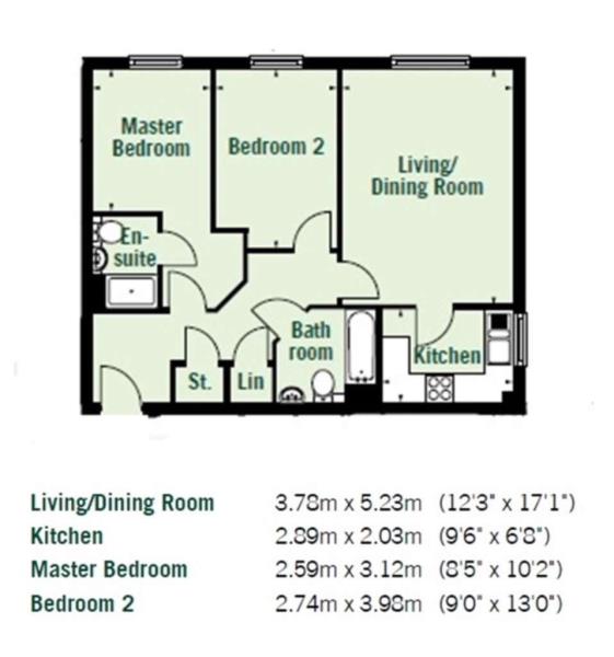 2 Bedrooms Flat to rent in Centrifuge Way, Farnborough, Hampshire GU14