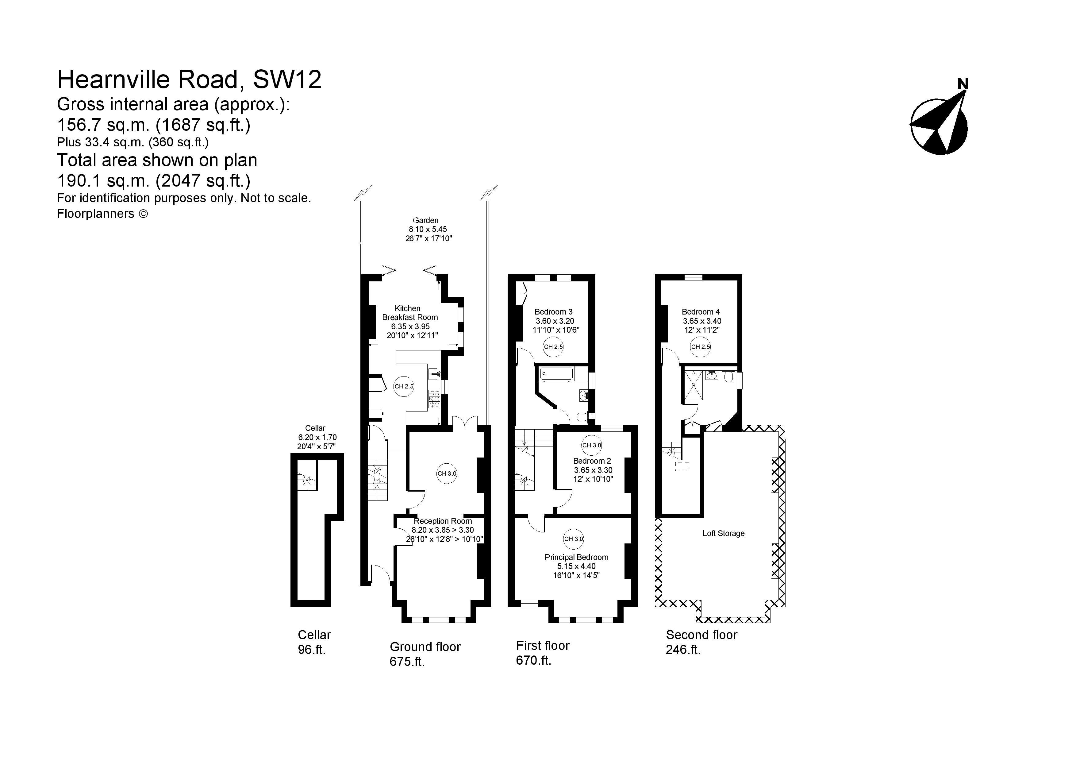 46, Hearnville Road, London floorplan