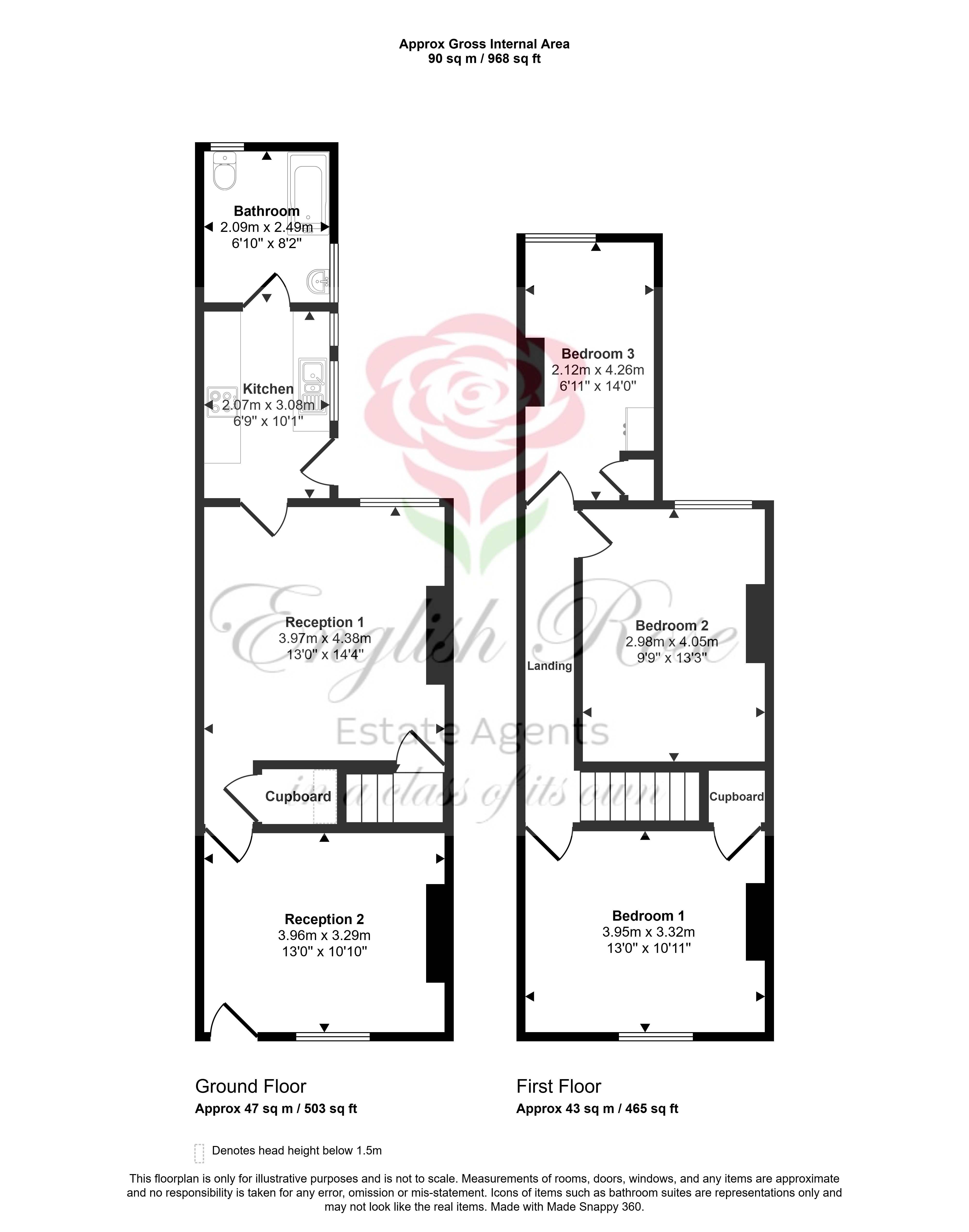 2, York Terrace, Pinxton floorplan