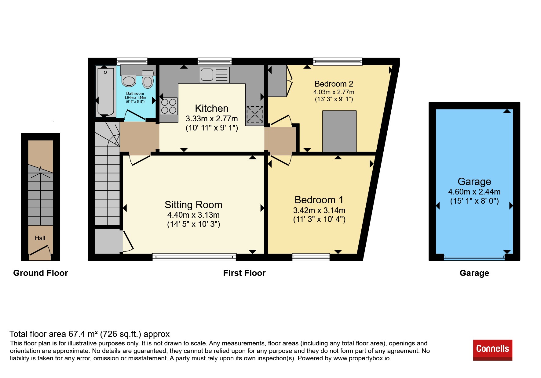 Top Flat, 314a, Marston Road, Oxford floorplan