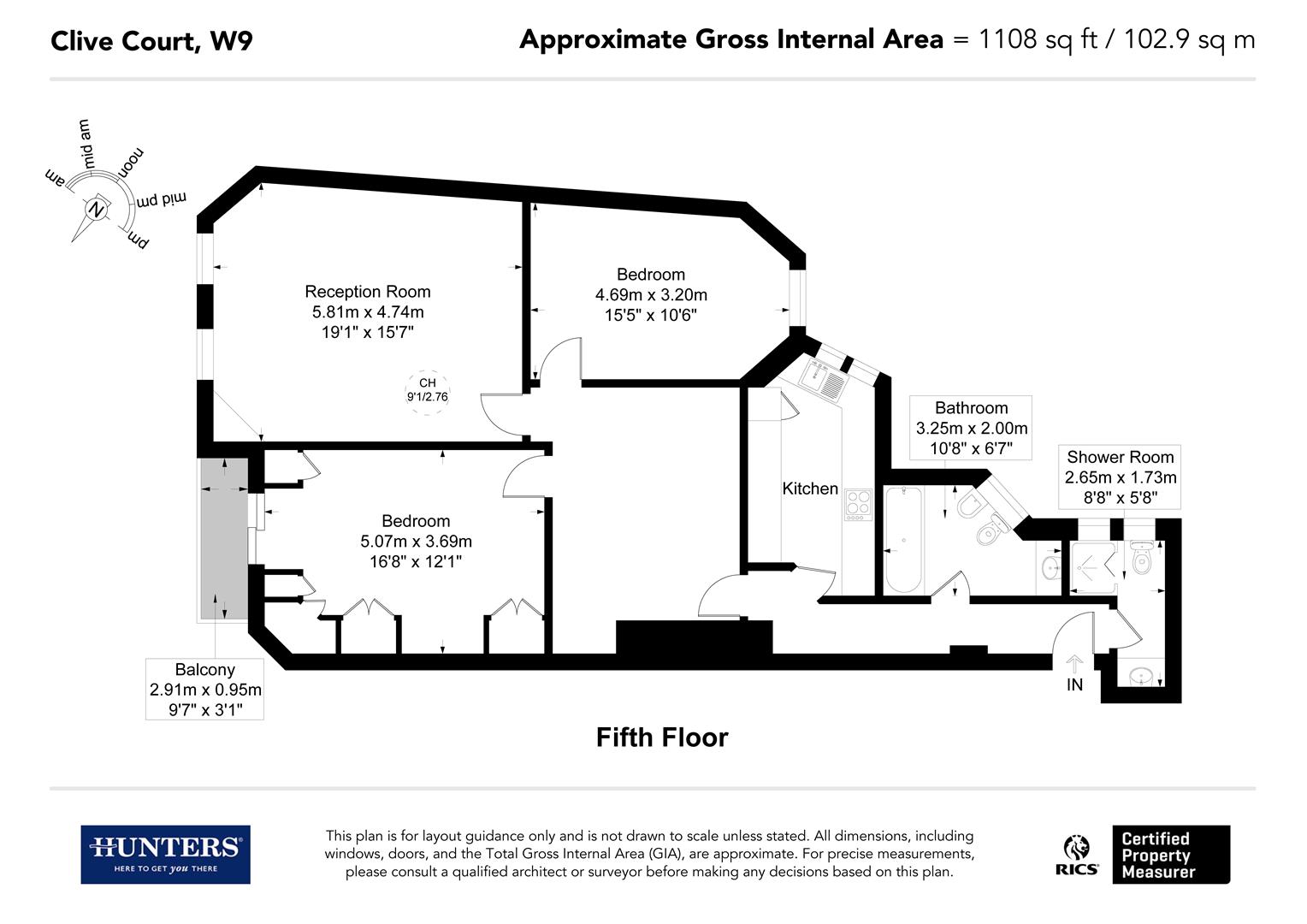 Maida Vale, London floorplan