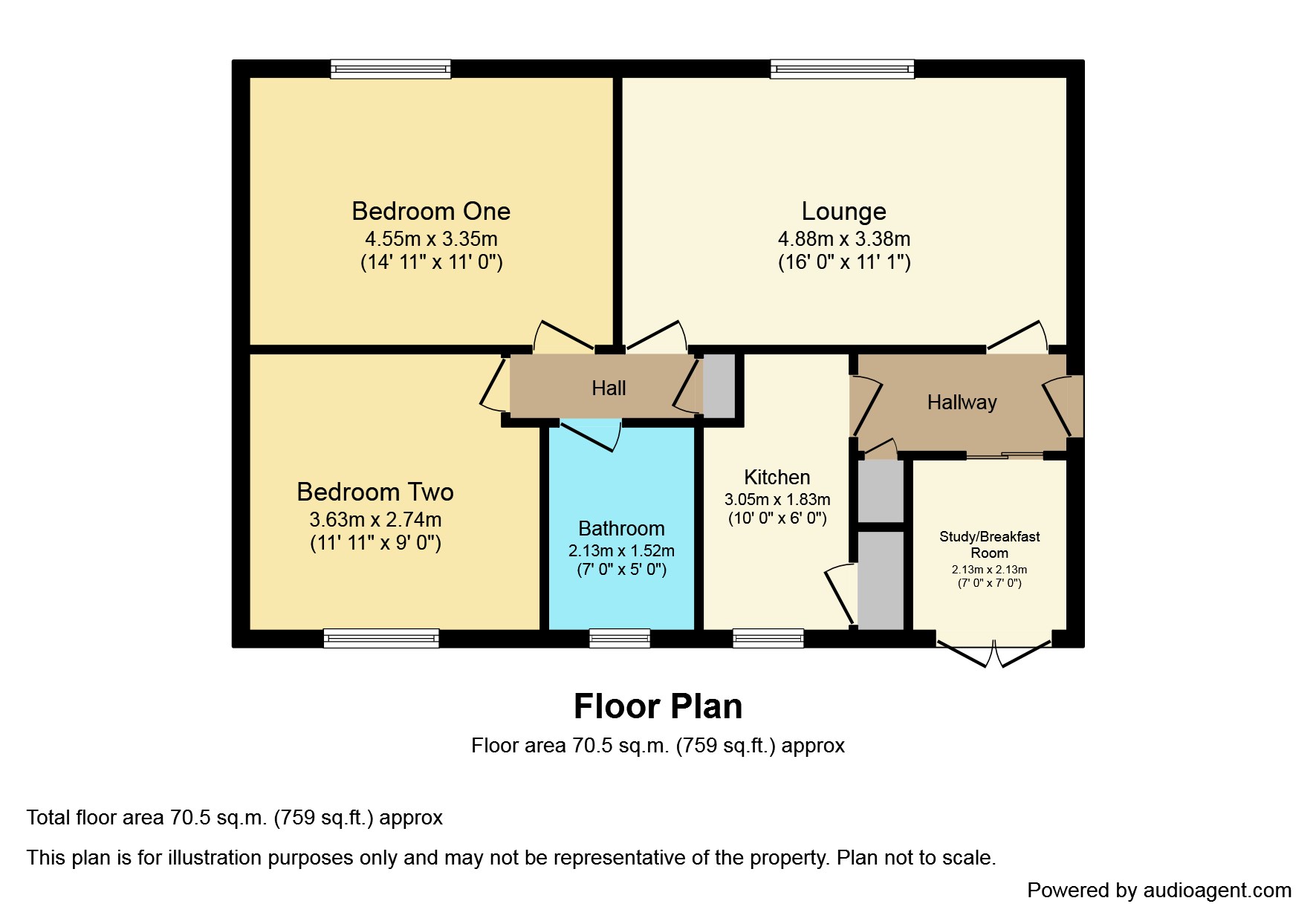 West Farm Avenue, Longbenton, Newcastle Upon Tyne NE12, 2 bedroom flat