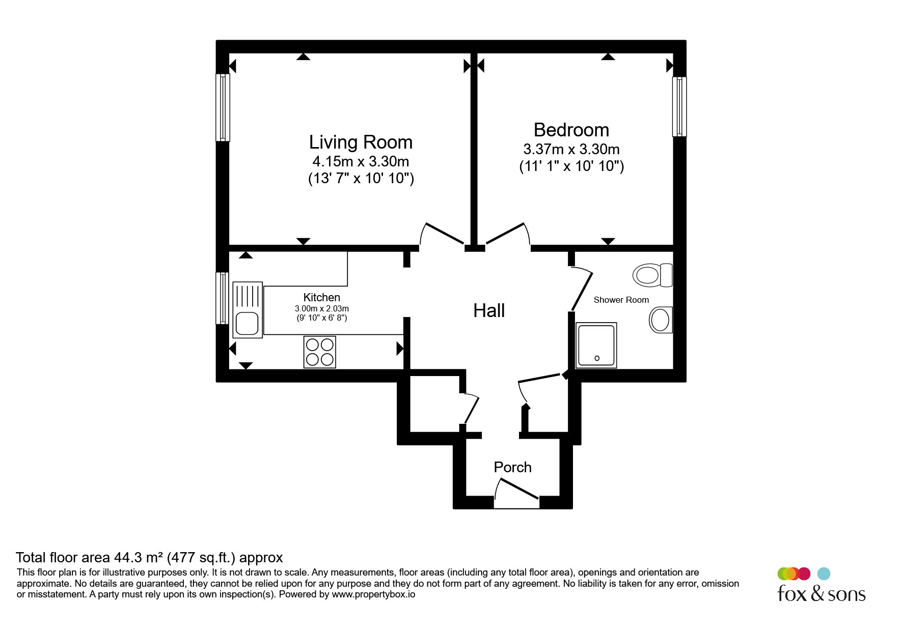 Flat 5, Castle Mews, 187, Andover Road, Andover floorplan