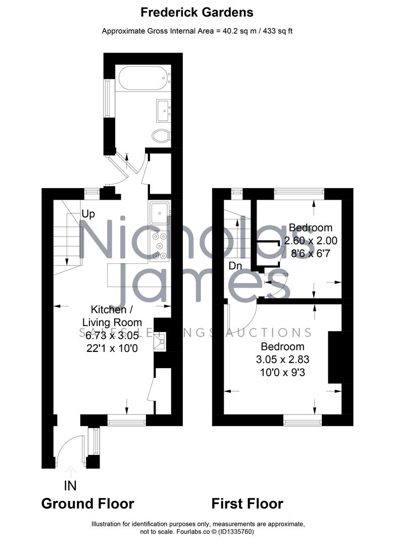 7, Frederick Gardens, Brighton floorplan