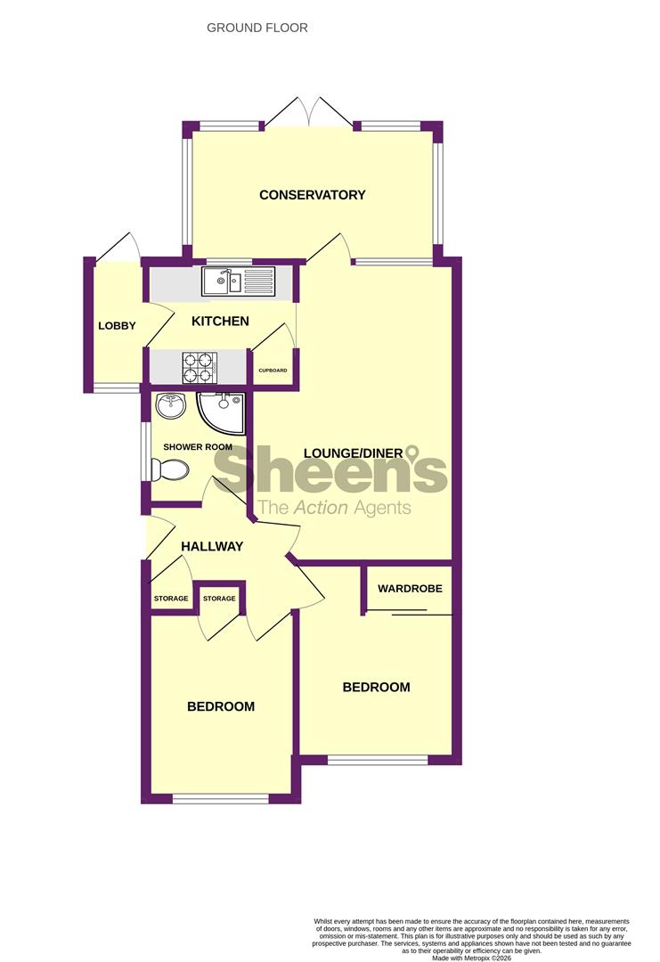 3, Slaters Close, Frinton-On-Sea floorplan