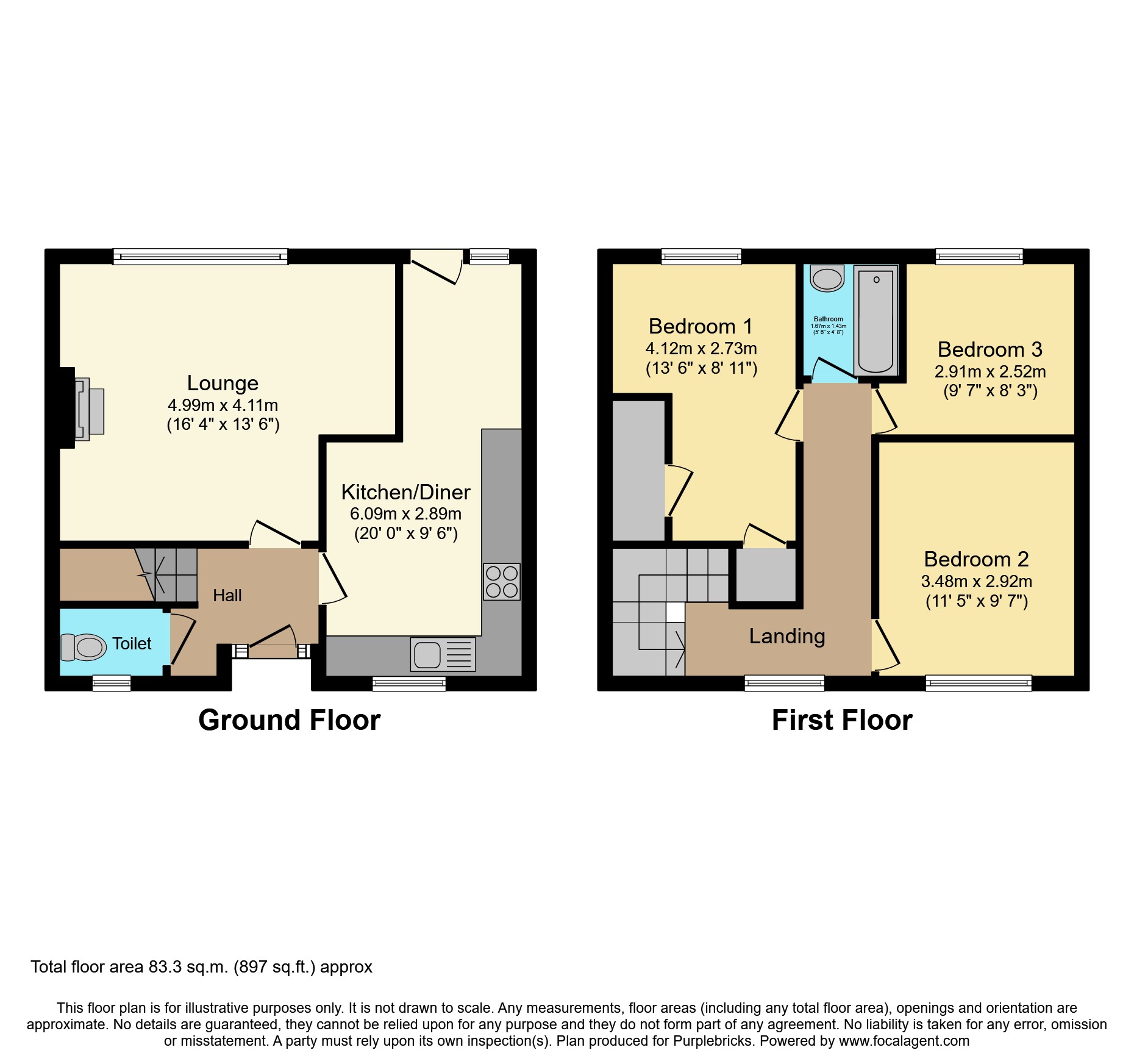 Corbishley Road, North Bersted, Bognor Regis PO22, 3 bedroom terraced