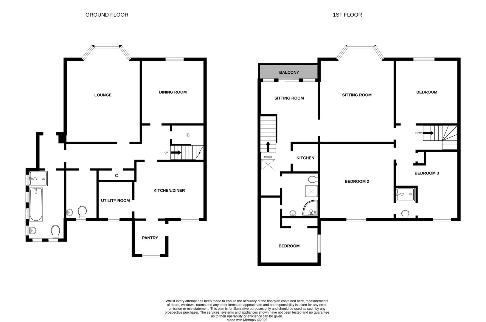2 Woodville Place, Forfar Road, Dundee floorplan