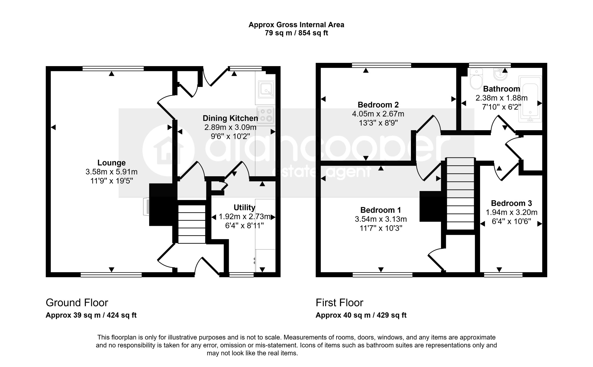 104 Keenan Drive, Bedworth, Warwickshire floorplan