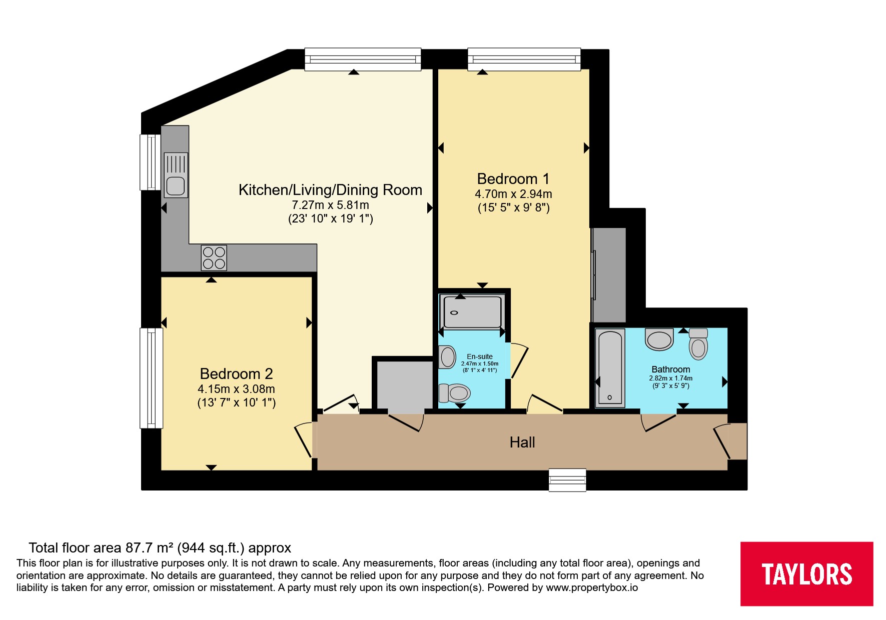 July, Plot 18, Marling Waters, 9-11, Ebley Wharf, Gloucestershire floorplan