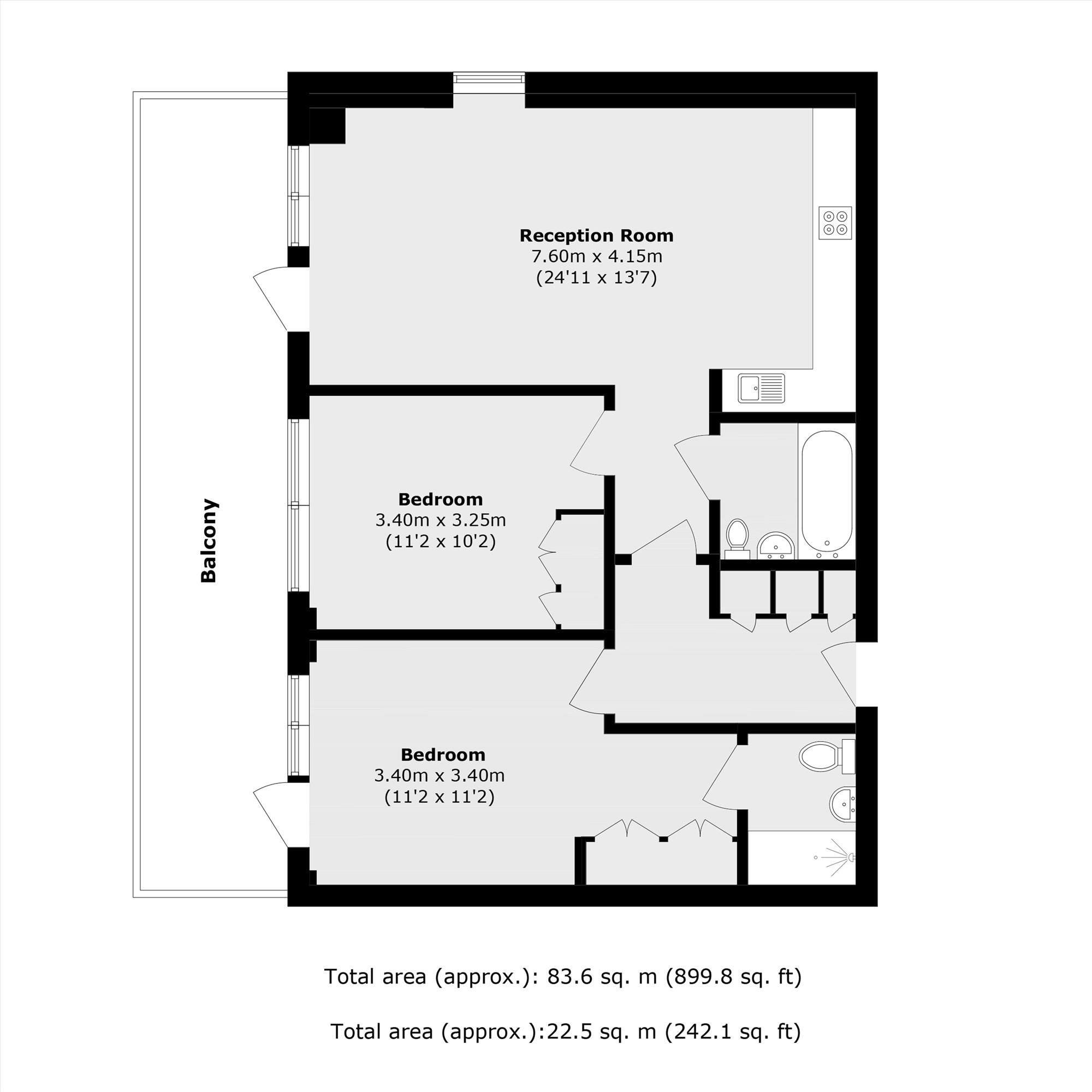 21 Flagship House, 18, Royal Crest Avenue, London floorplan