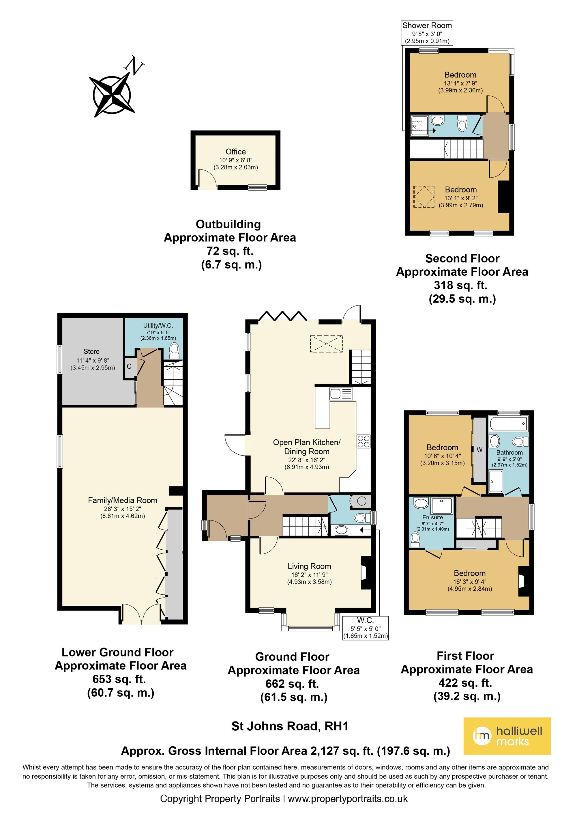 52 St. Johns Road, Redhill floorplan