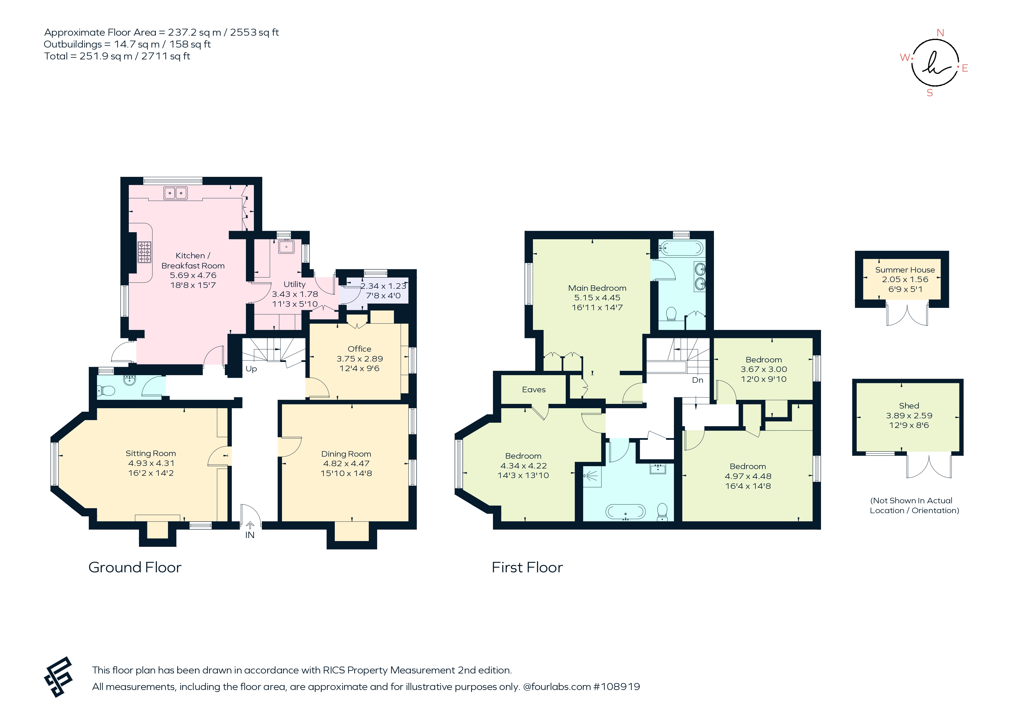 The Nook, Kemprow, Watford floorplan