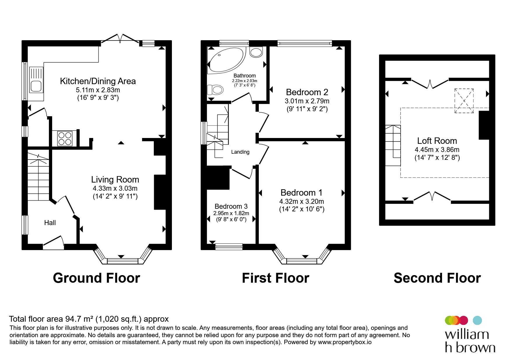 51, Armley Grange Avenue, Leeds floorplan