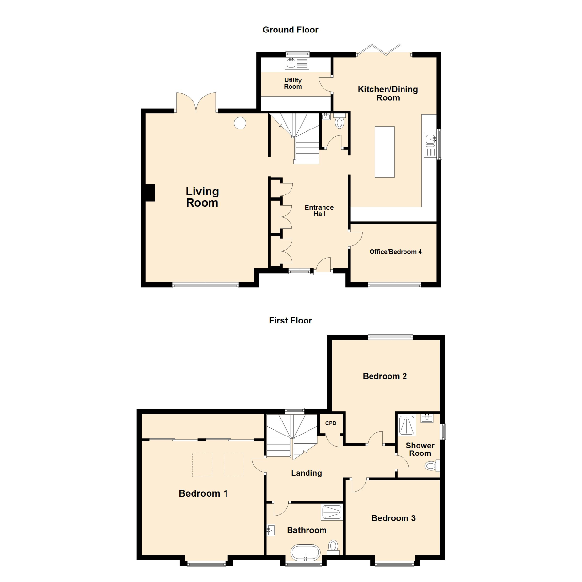 412, Canterbury Road, Folkestone floorplan