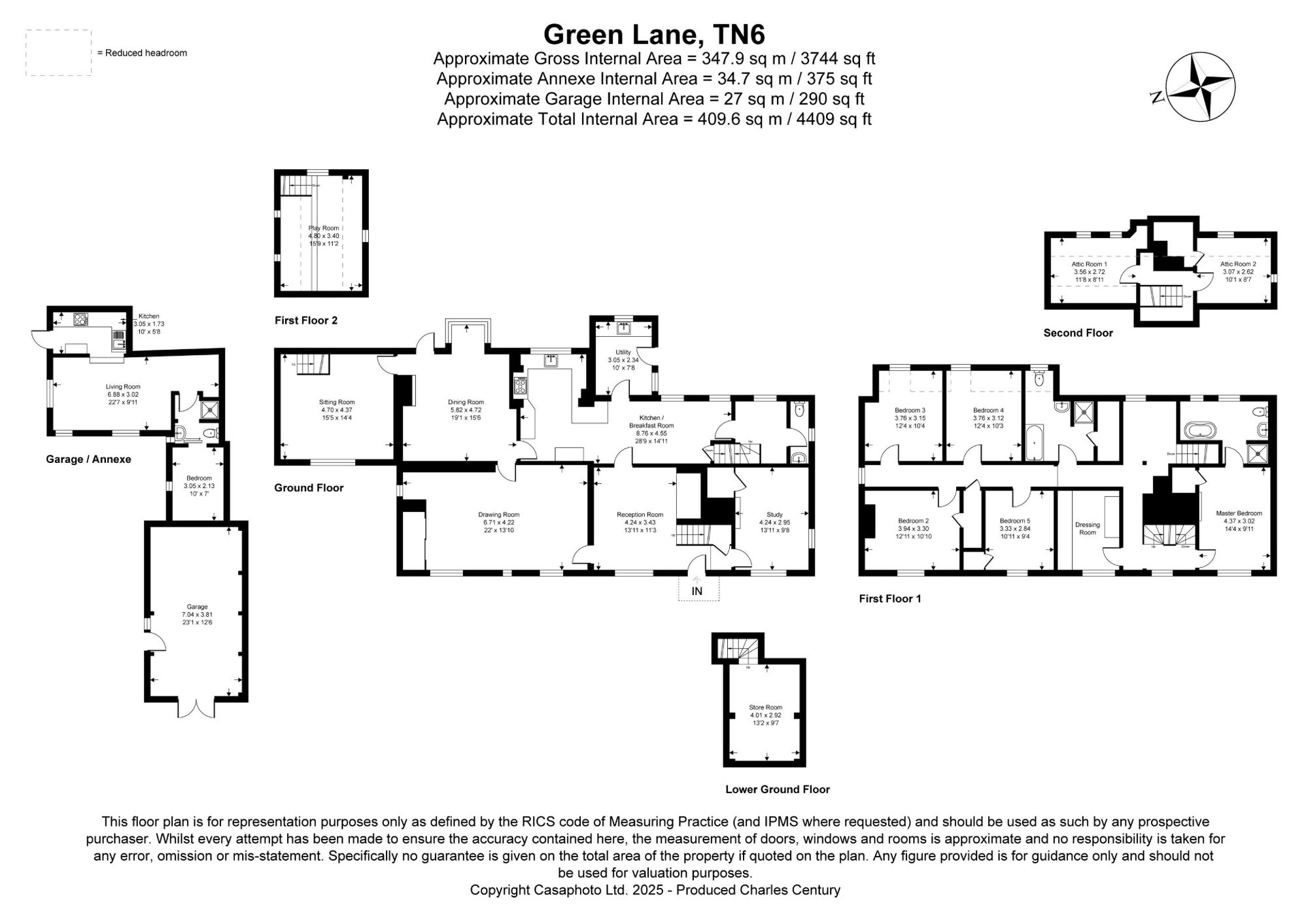 Pine Cottage, Crowborough floorplan