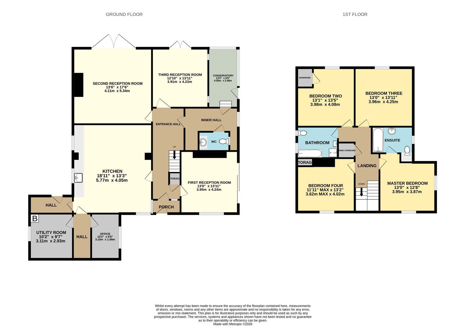 'Dumbleton', 1, Fairfield Lane, Worcestershire floorplan