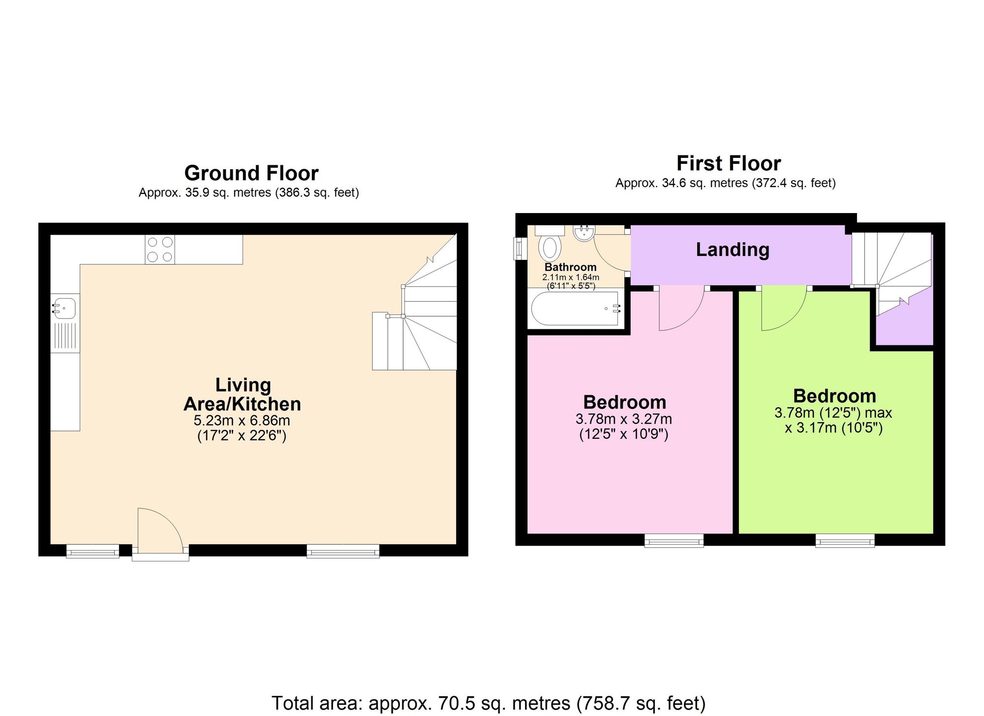 Chi Drew, Victoria Street, Camborne floorplan