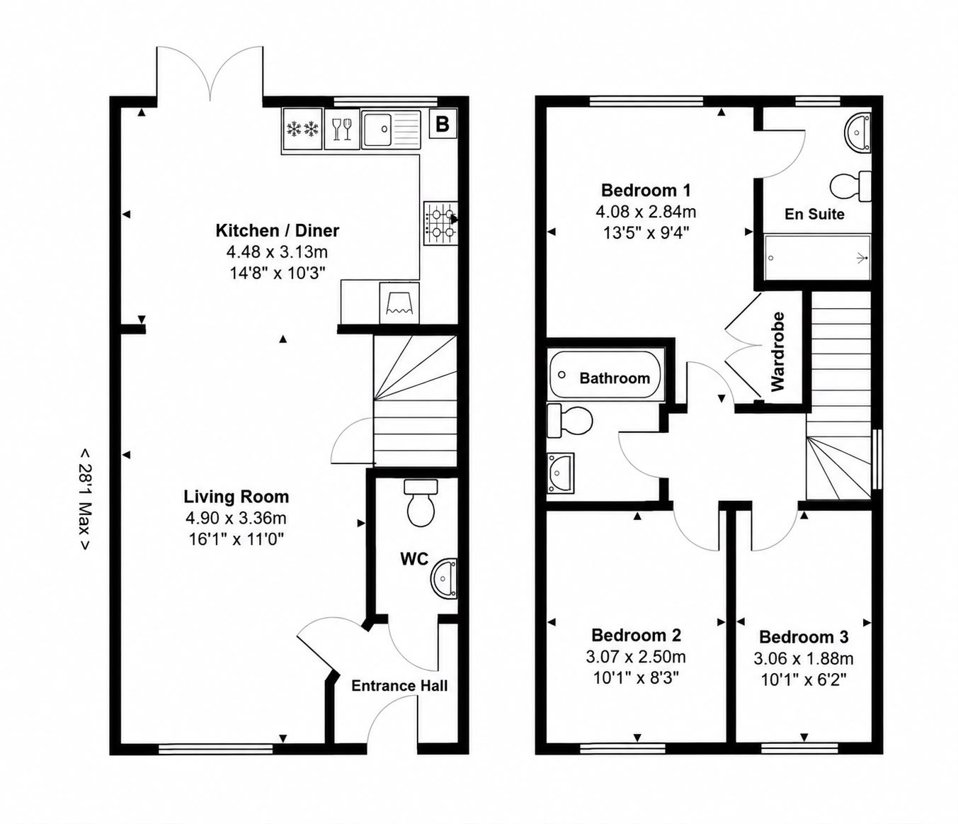 163, Wood Street, Patchway, Bristol floorplan