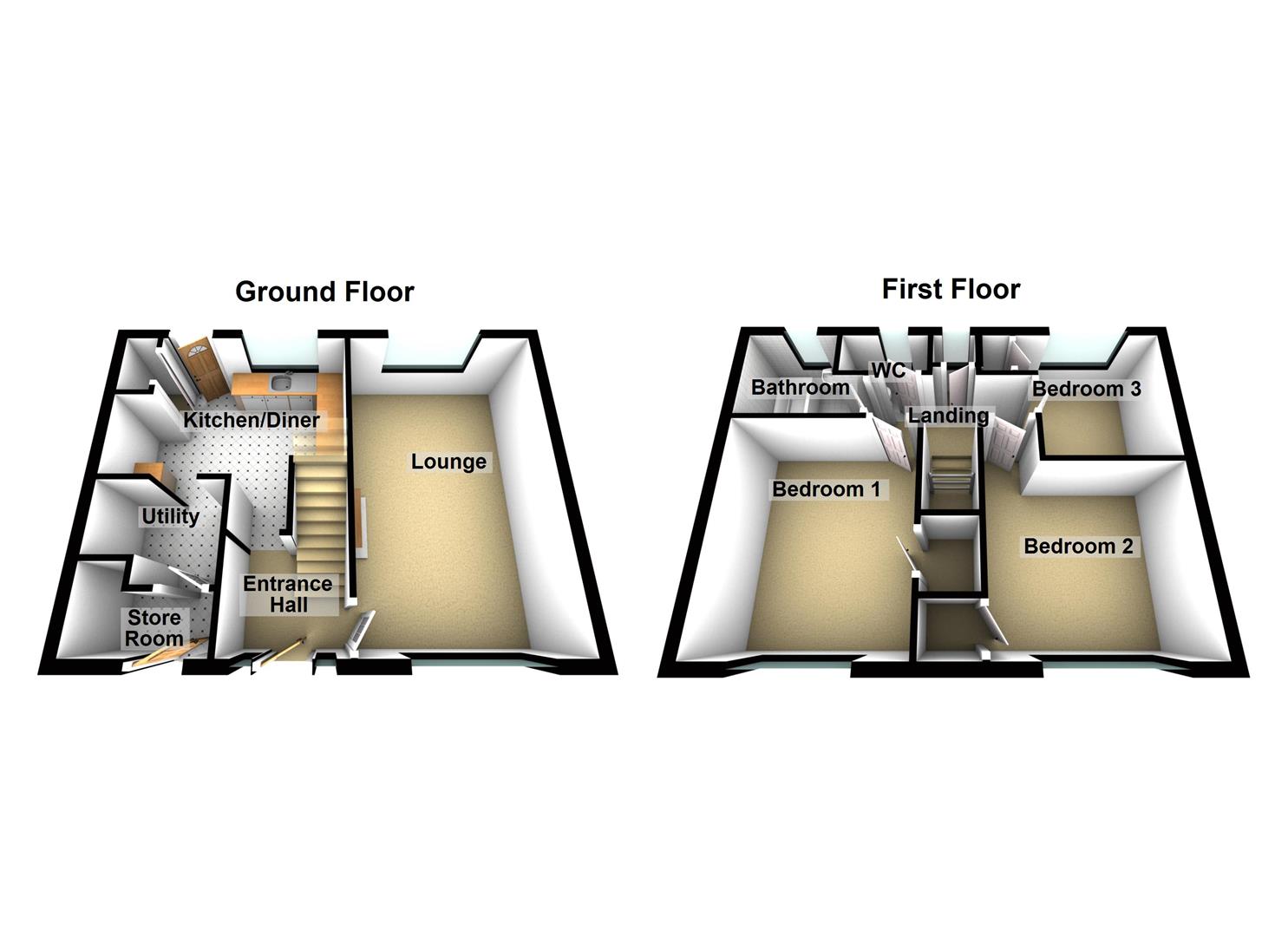 Shelley Road, Wellingborough NN8, 3 bedroom property for sale