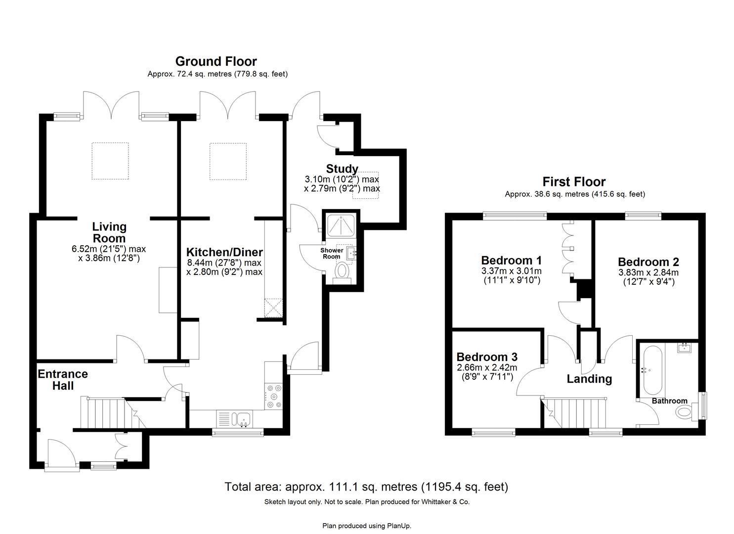 27, Snatchup, St. Albans floorplan