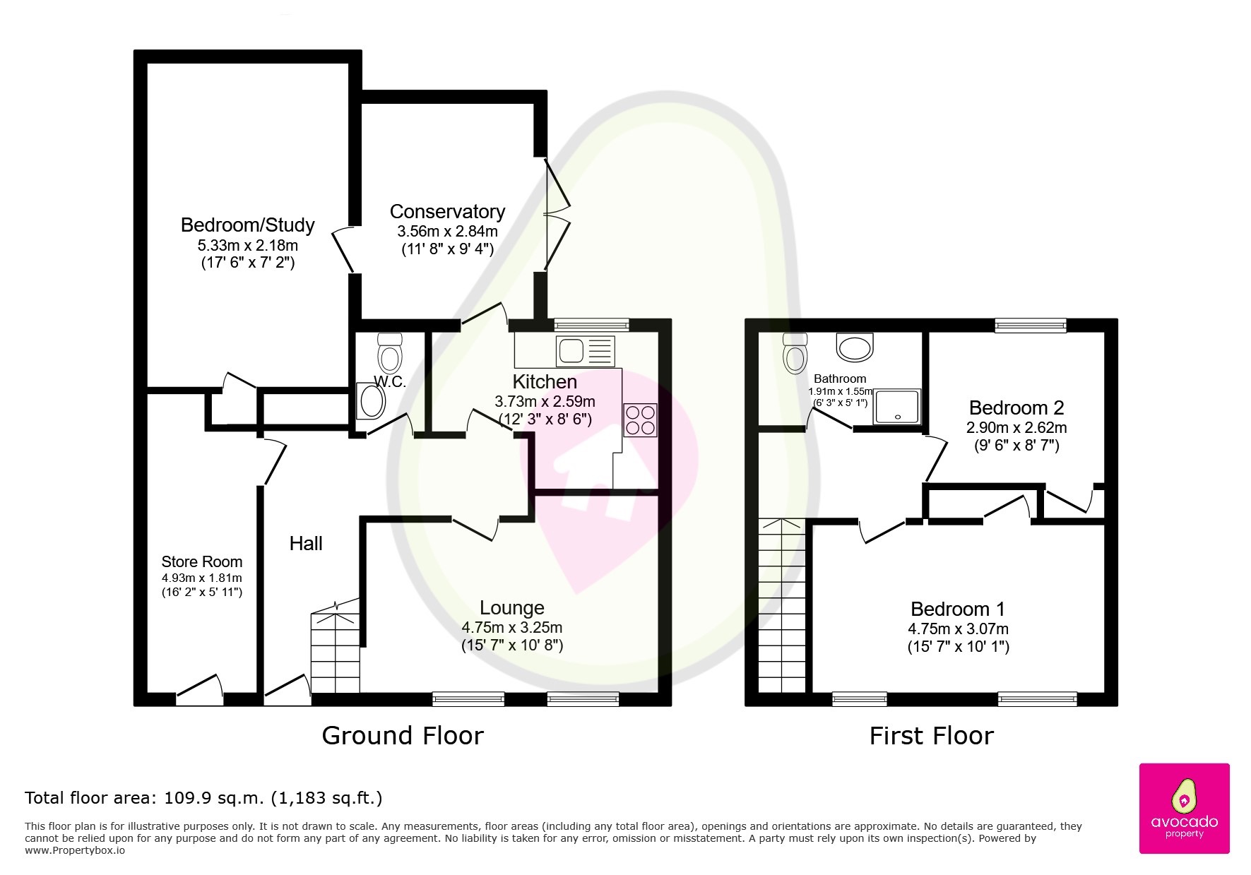 134 Hitcham Road, Burnham, Buckinghamshire floorplan