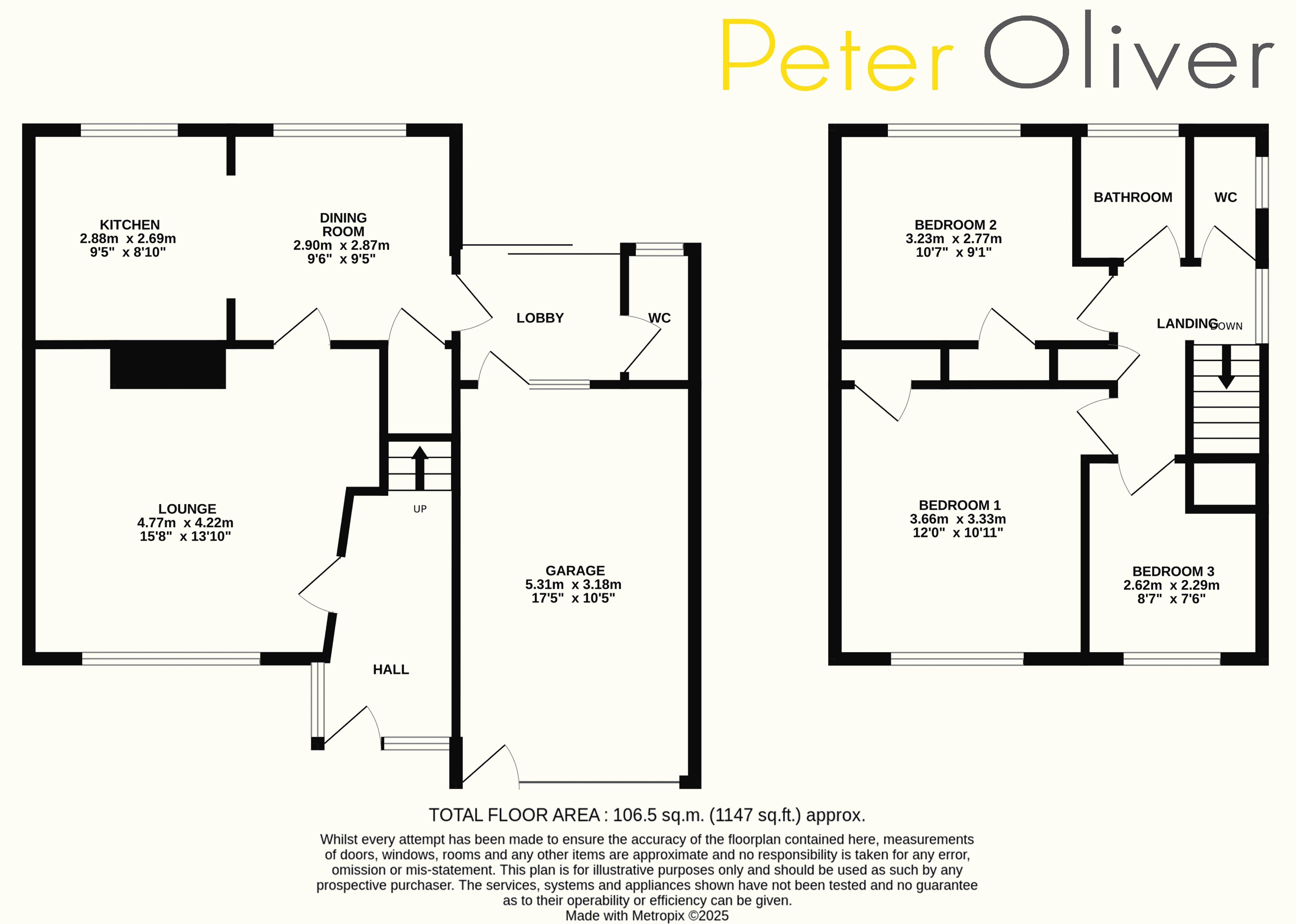 7, Millbrook Road, Crowborough floorplan