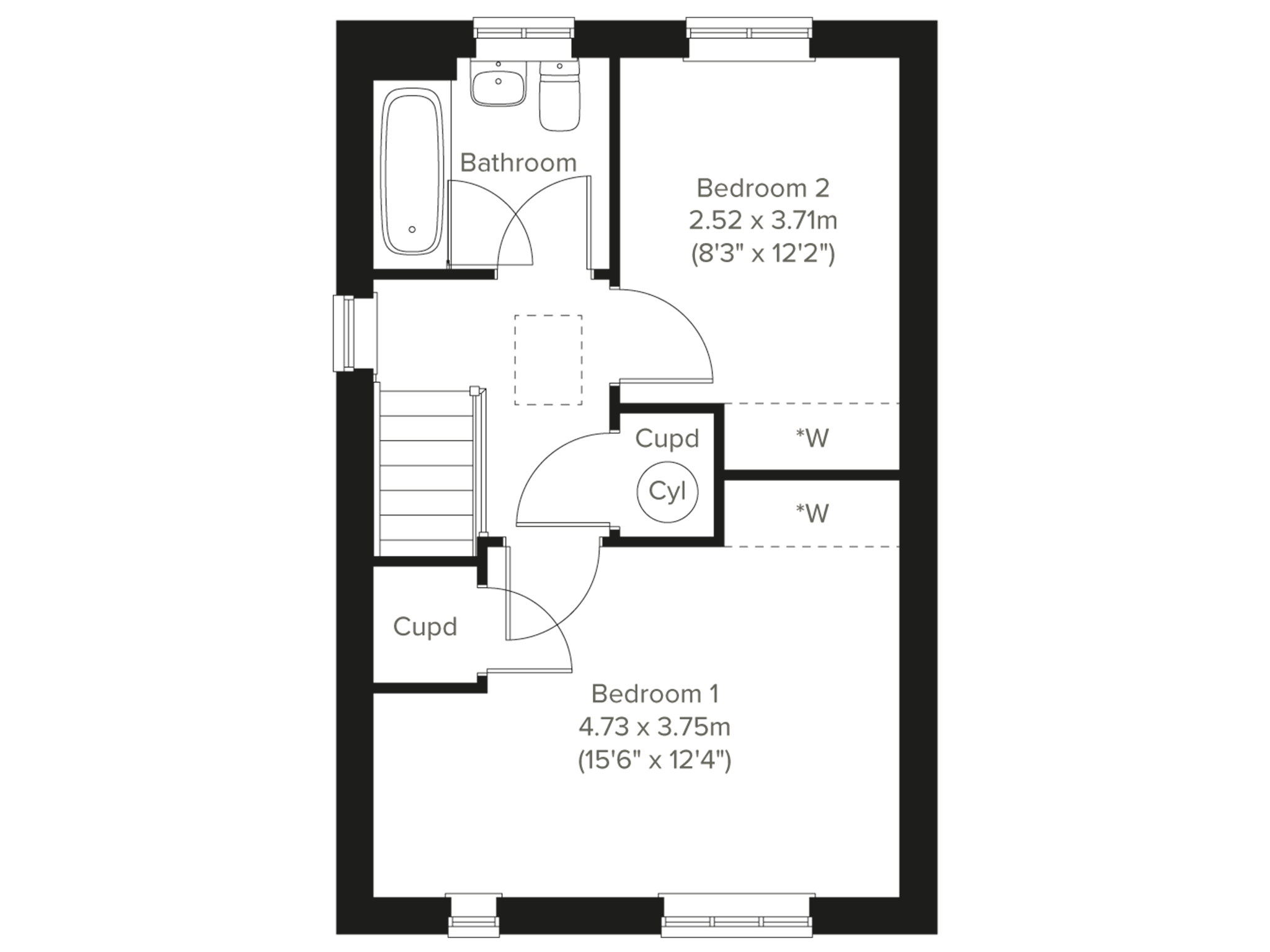 165, Clovelly Road, Bideford floorplan