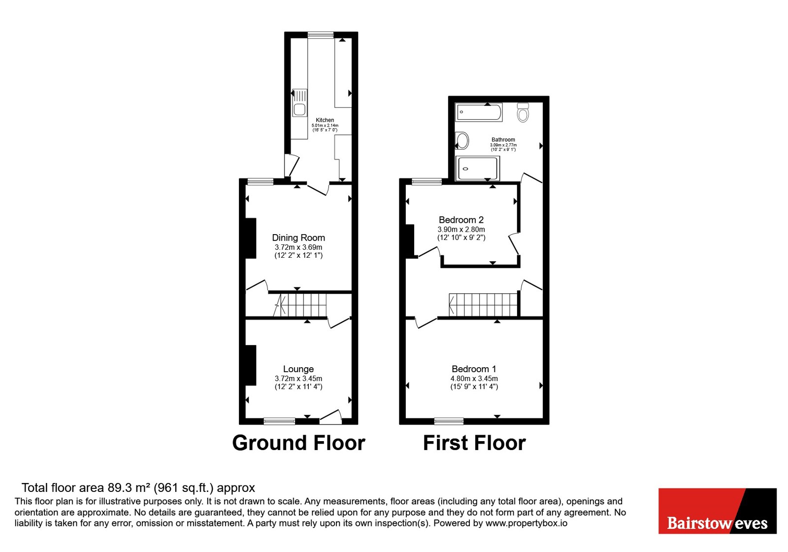 129, Derby Road, Nottingham floorplan