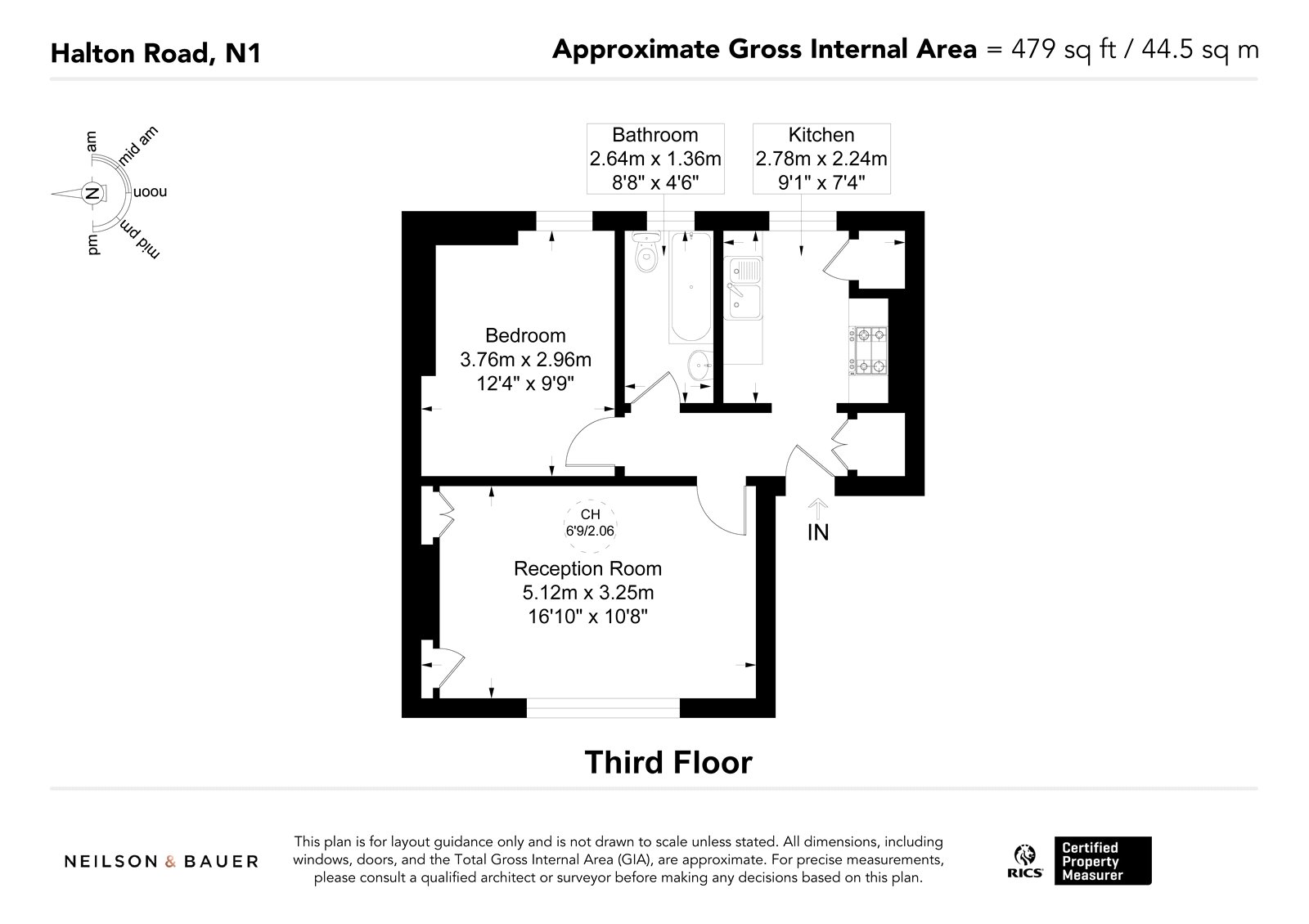 Flat 4, 48, Halton Road, London floorplan