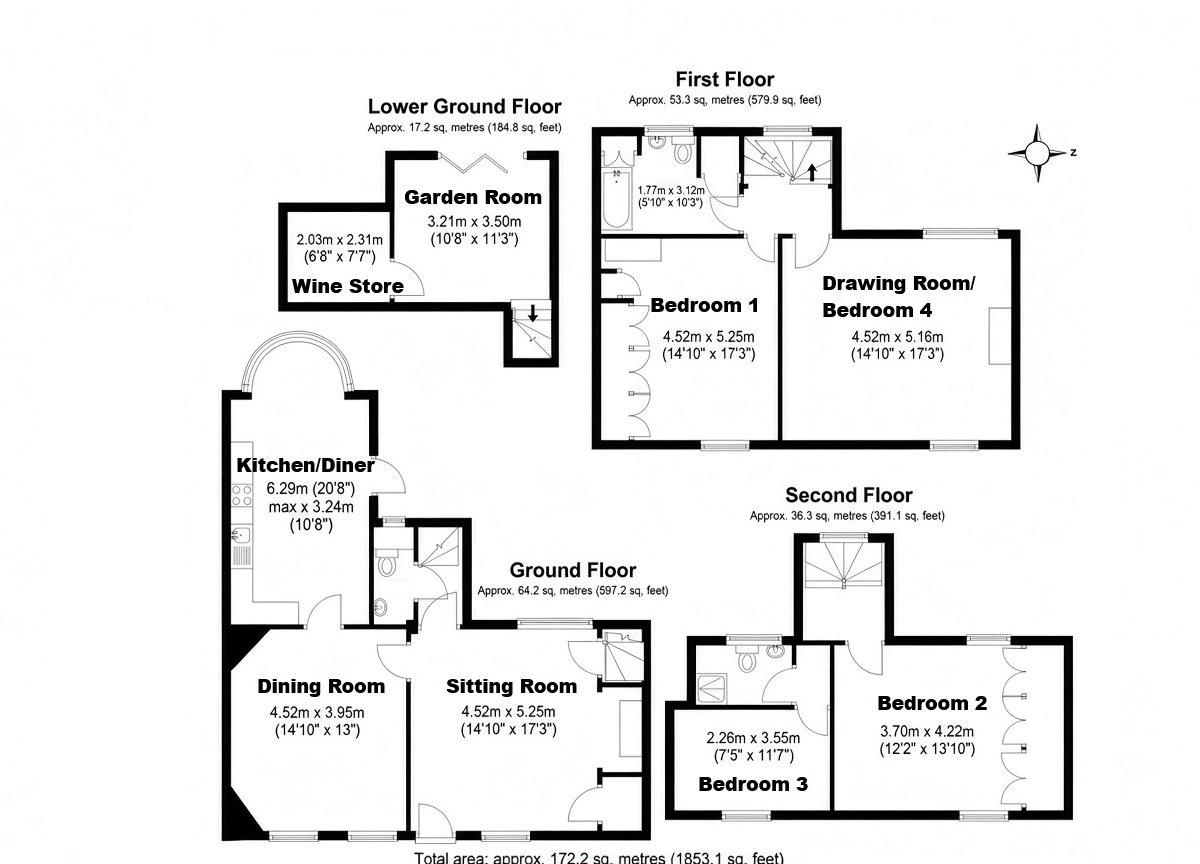 The Old House, 7, Middle Street, Kent floorplan