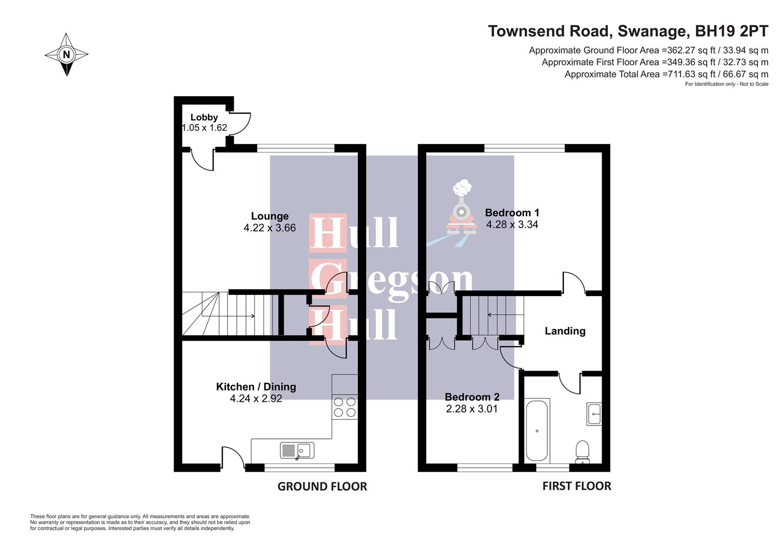 3, Townsend Road, Swanage floorplan