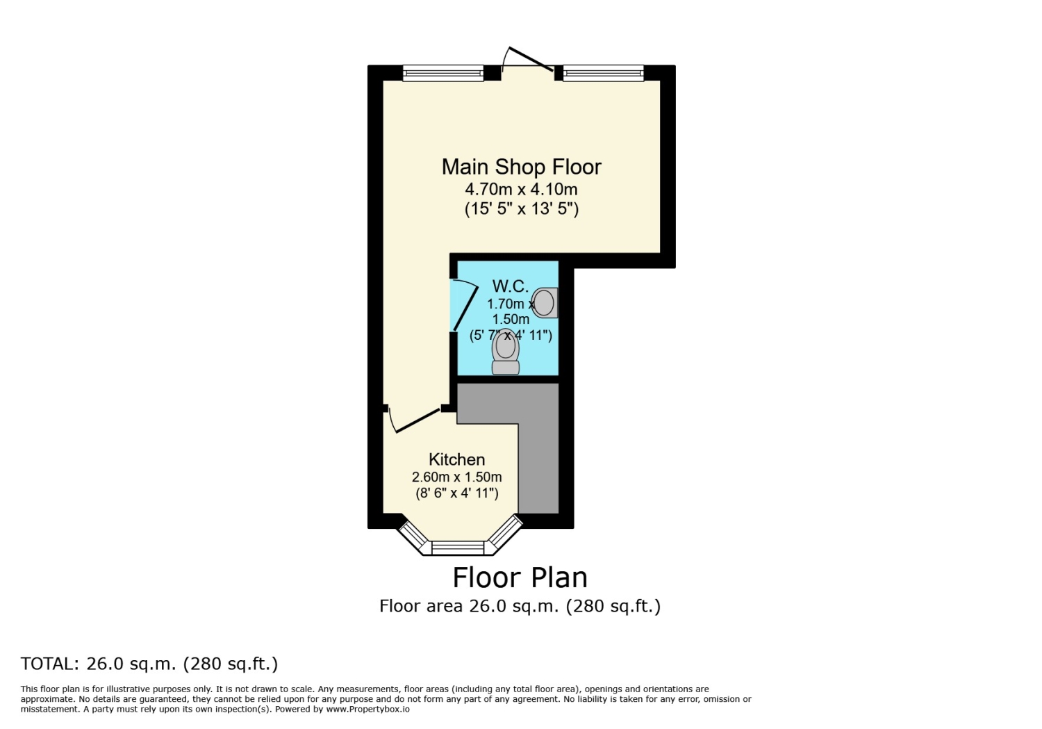 53, Main Street, Kilbirnie floorplan