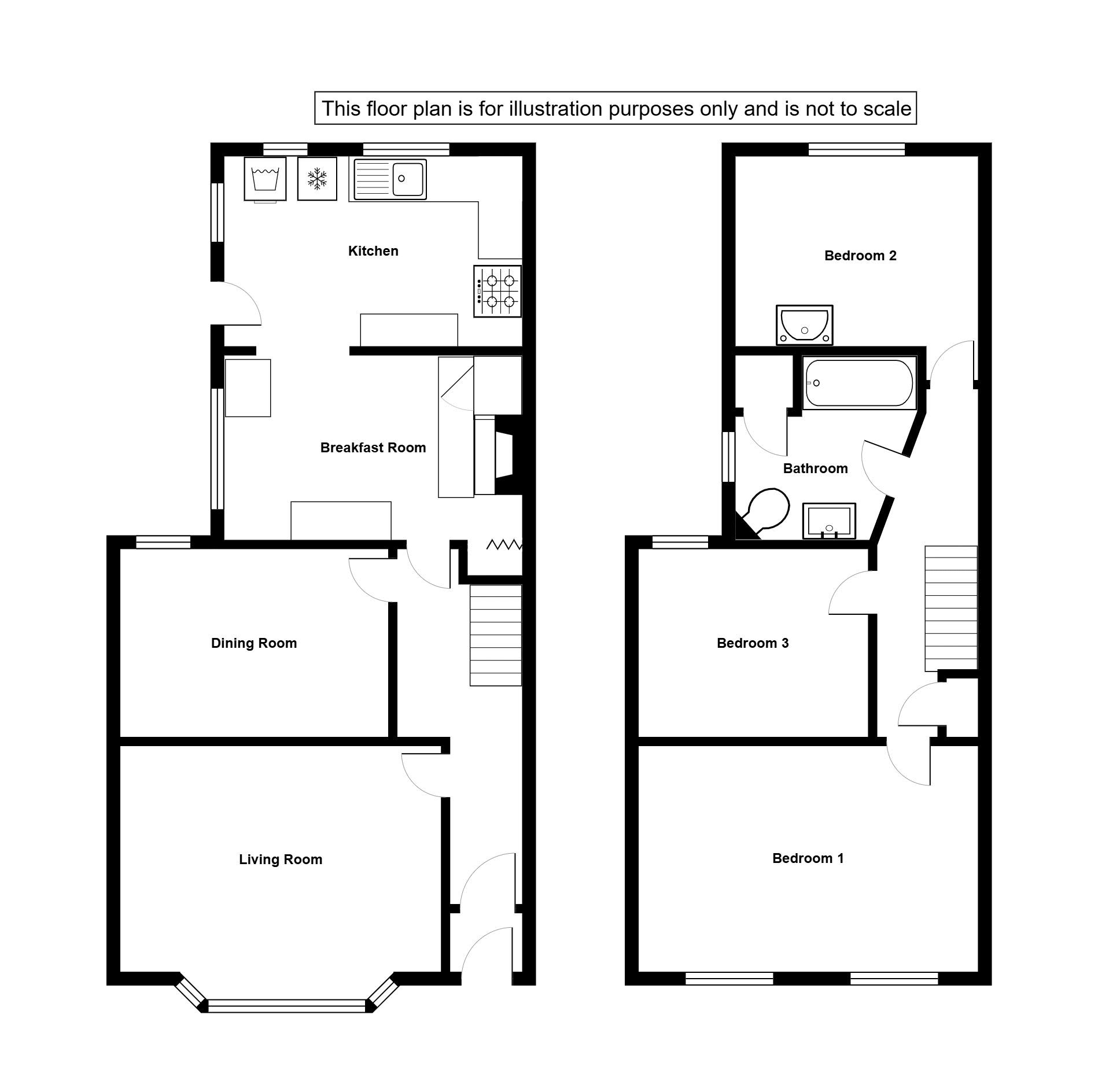 6, Woodfield Road, Tonbridge floorplan