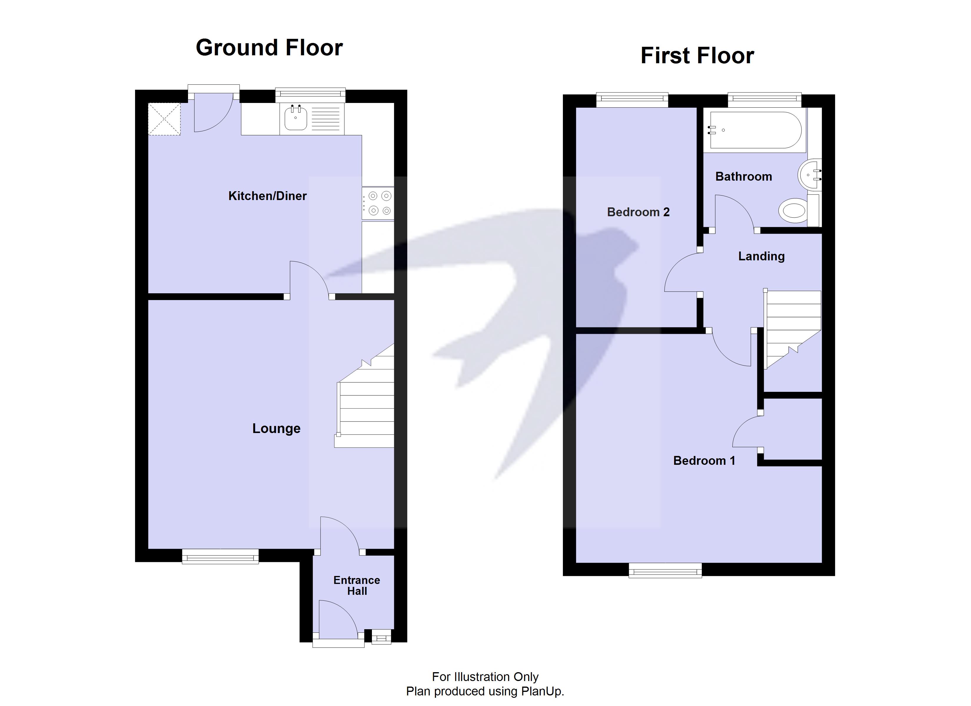 Townshend Close, Sidcup, Kent DA14, 2 bedroom end terrace house for