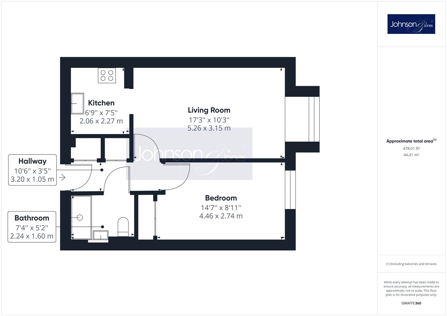 28, Abbey Court, Abbey Road, Chertsey floorplan