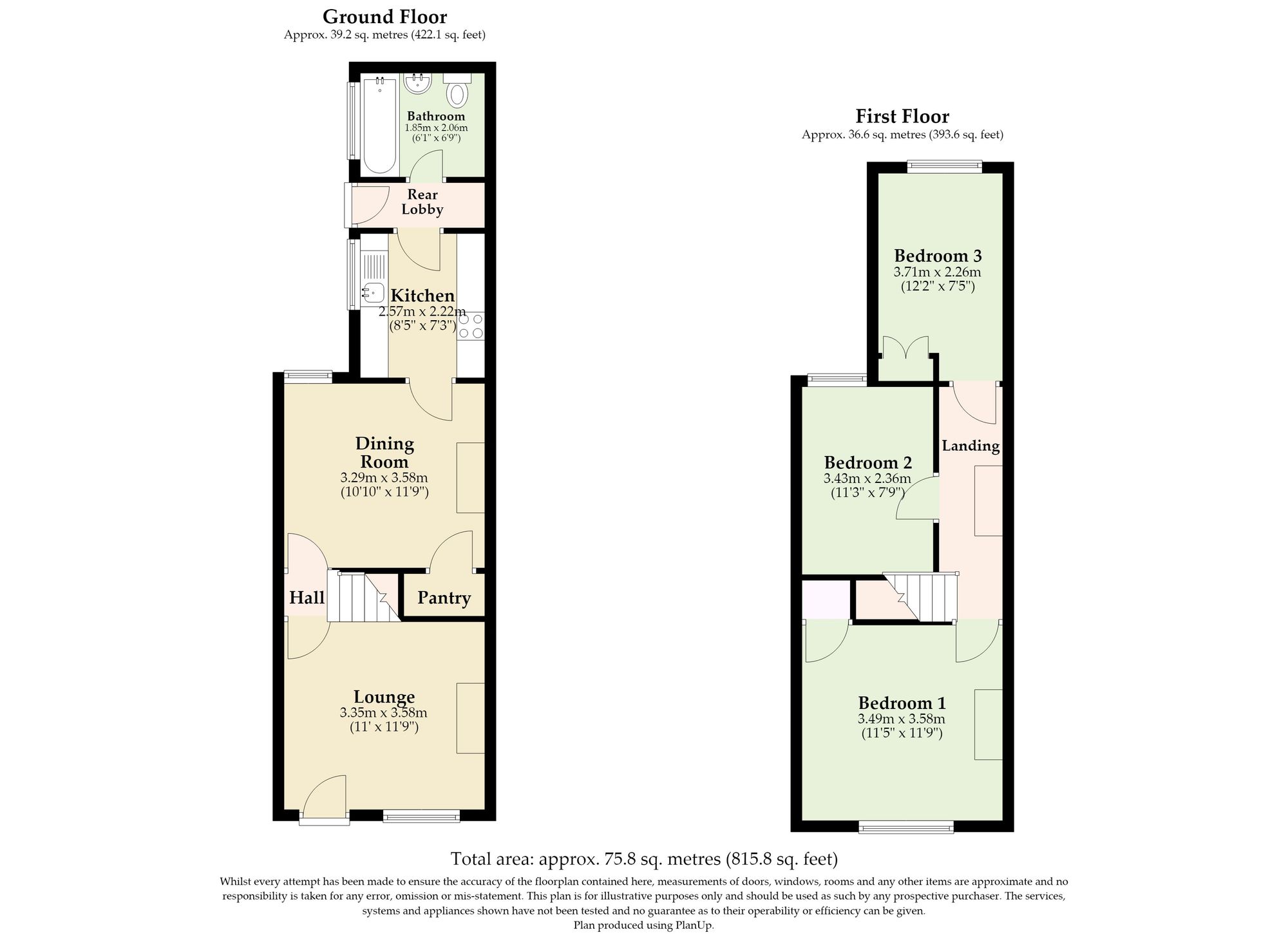 3 Ashby Street, Norwich floorplan