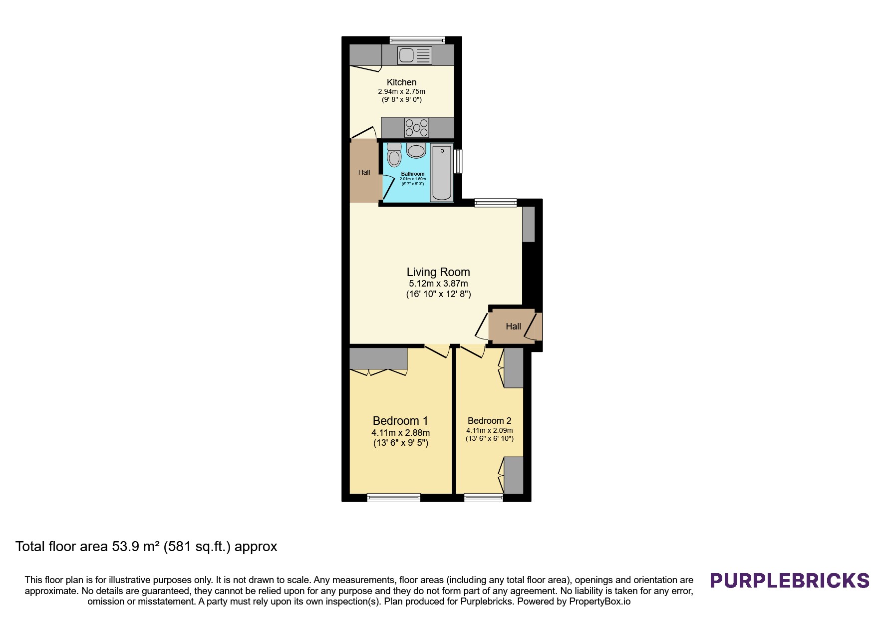 62 Gloucester Avenue, London floorplan