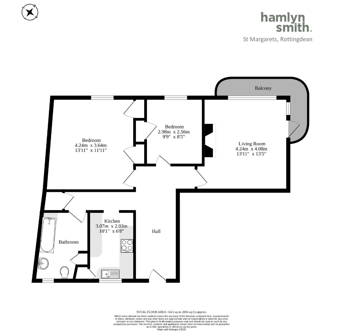 18 St Margarets, High Street, Brighton floorplan