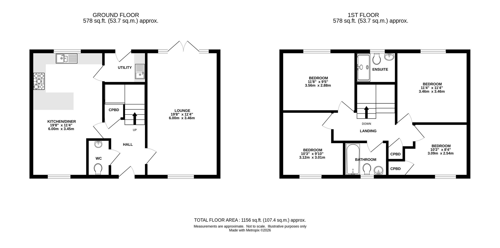 1 Wood Cutters Way, High Peak floorplan