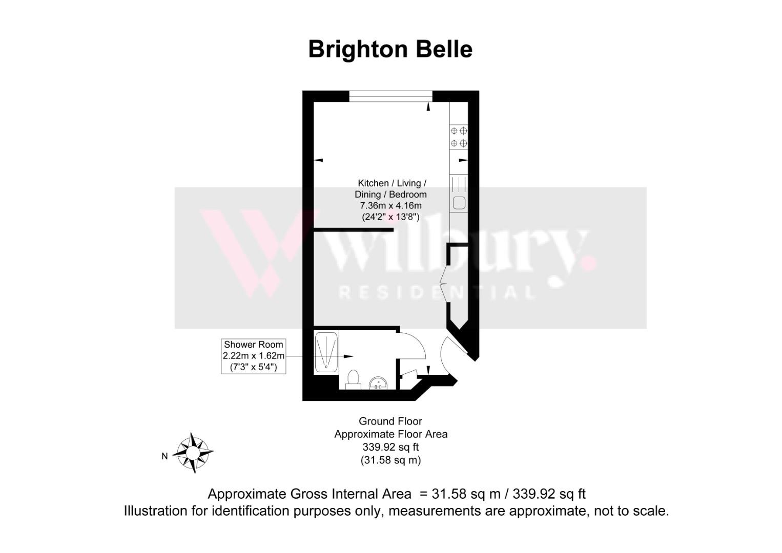 FLAT 11, Brighton Belle, East Sussex floorplan