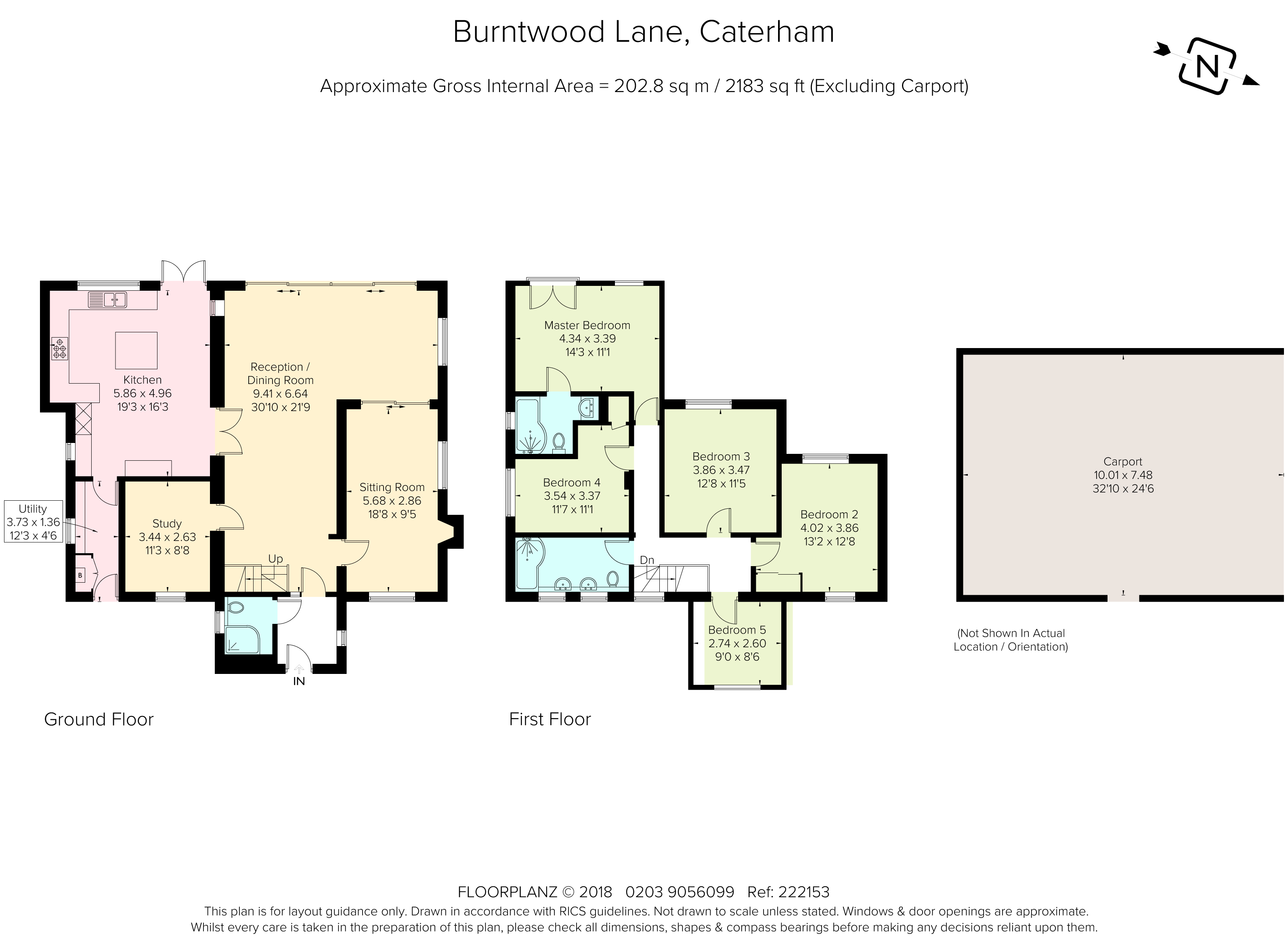 5 Bedrooms Detached house to rent in Burntwood Lane, Caterham CR3