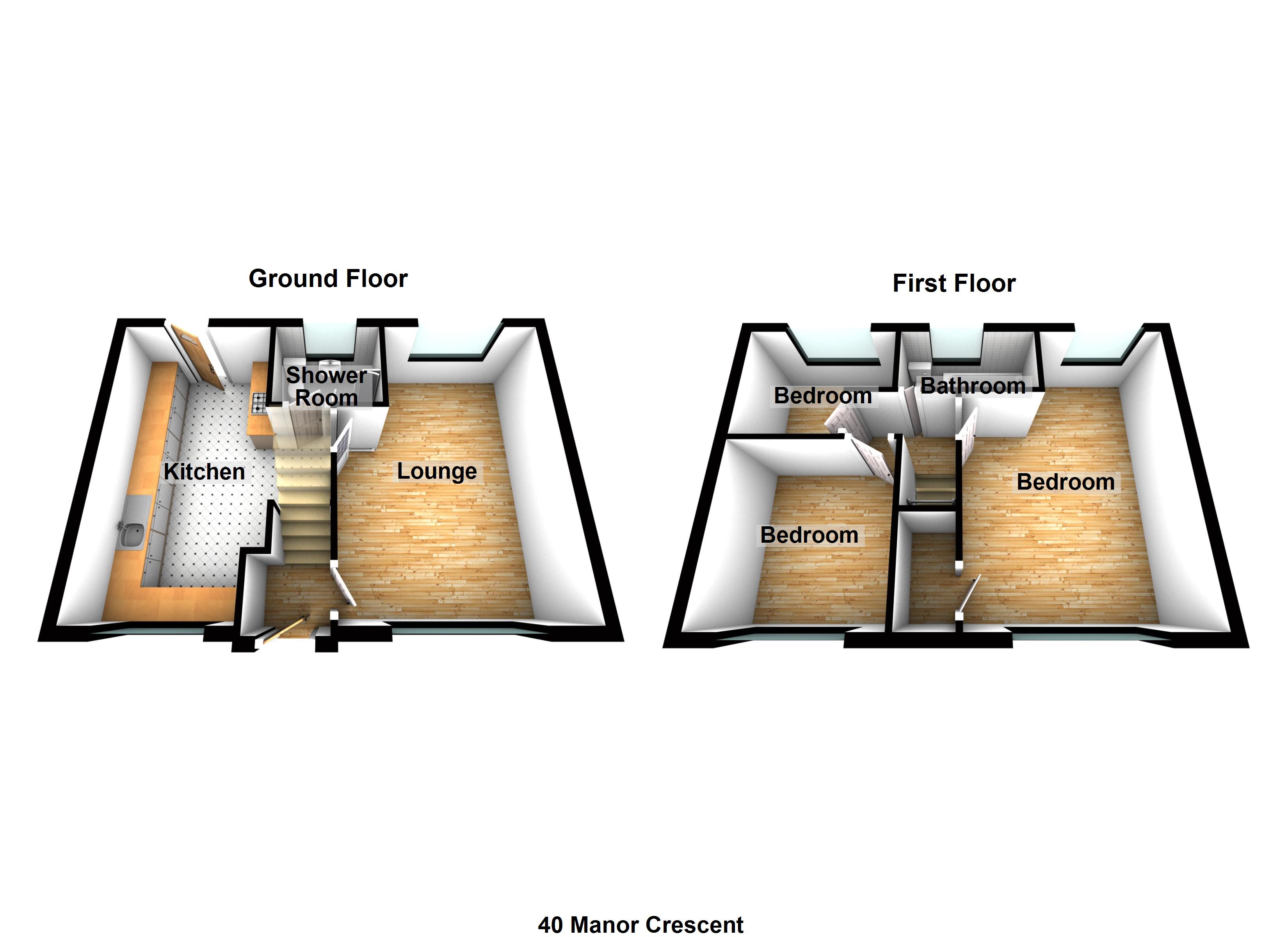 40, Manor Crescent, Barnsley floorplan