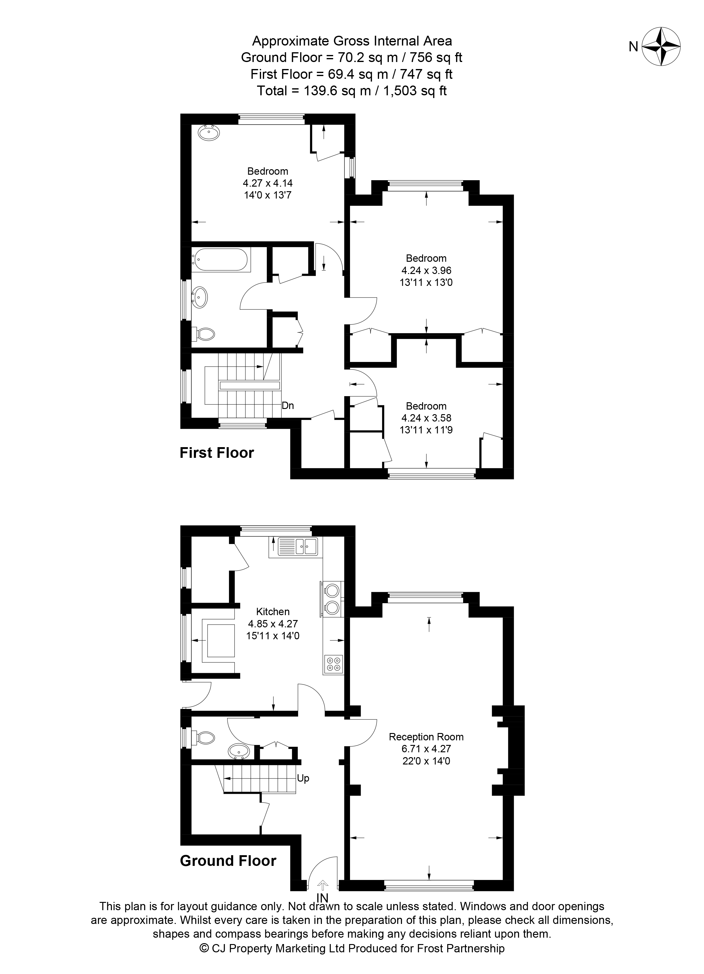 1 Lavender Cottage,, Church Hill, Middlesex floorplan