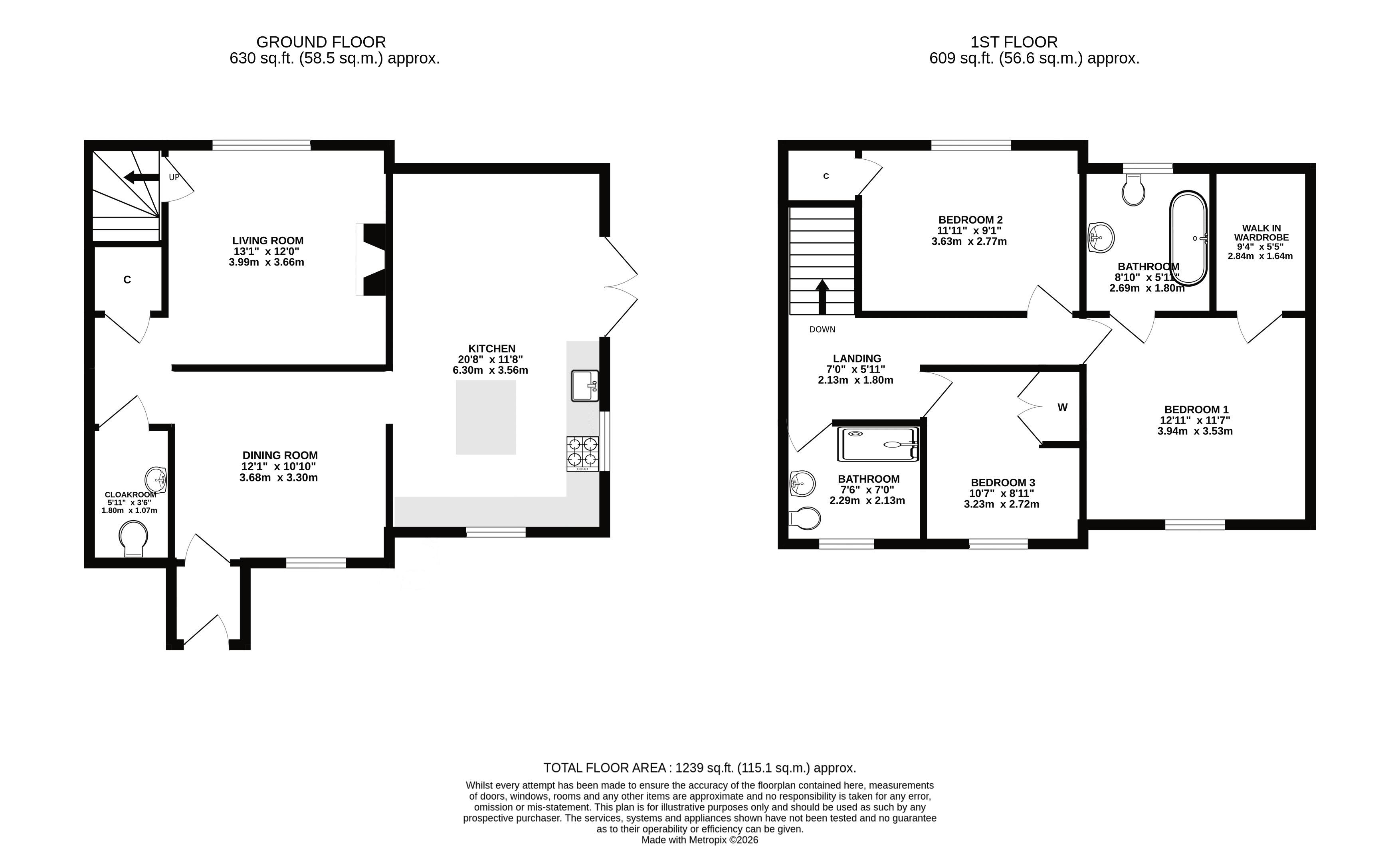 The Street, Norwich floorplan