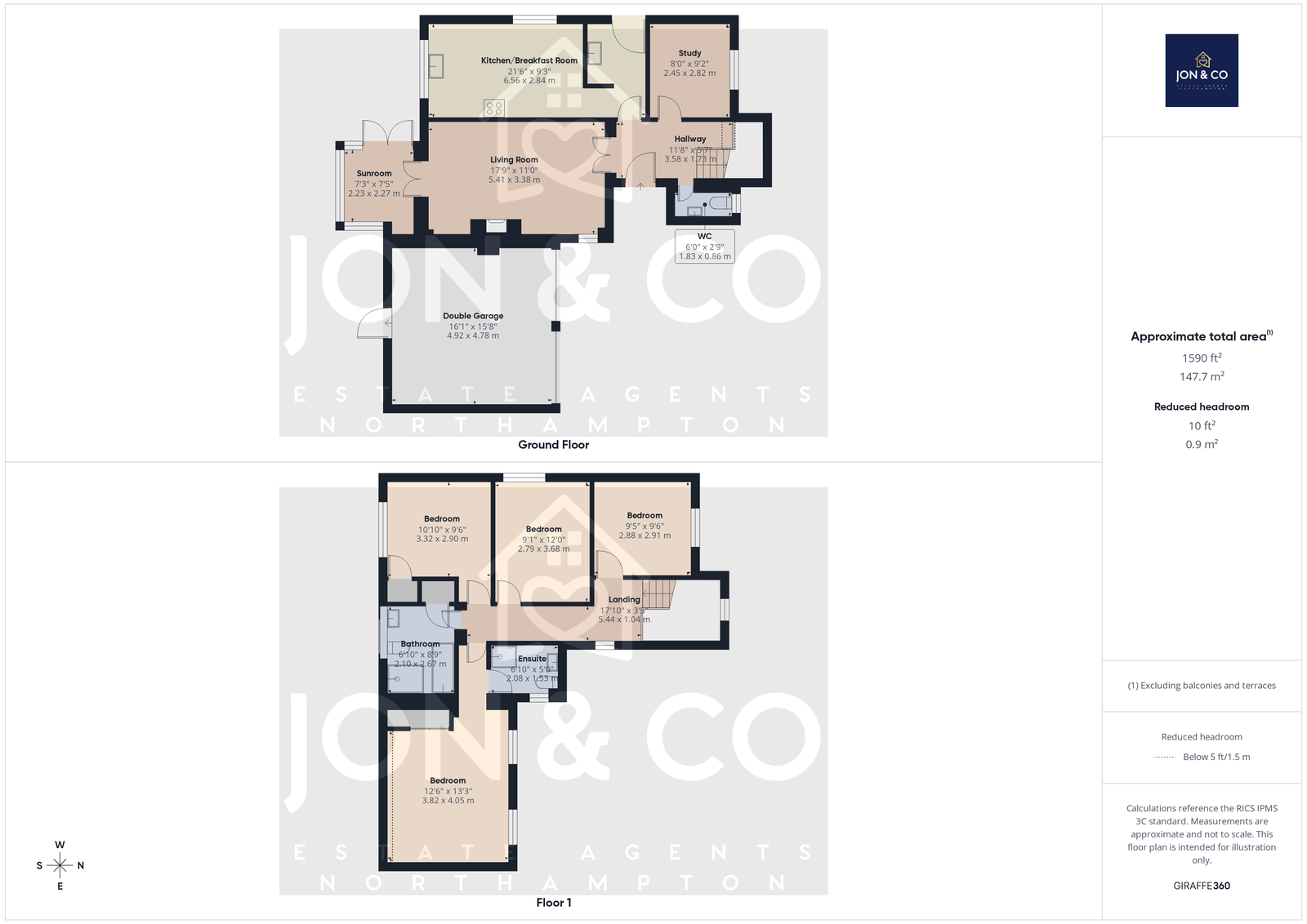 4, The Paddocks, Northampton floorplan
